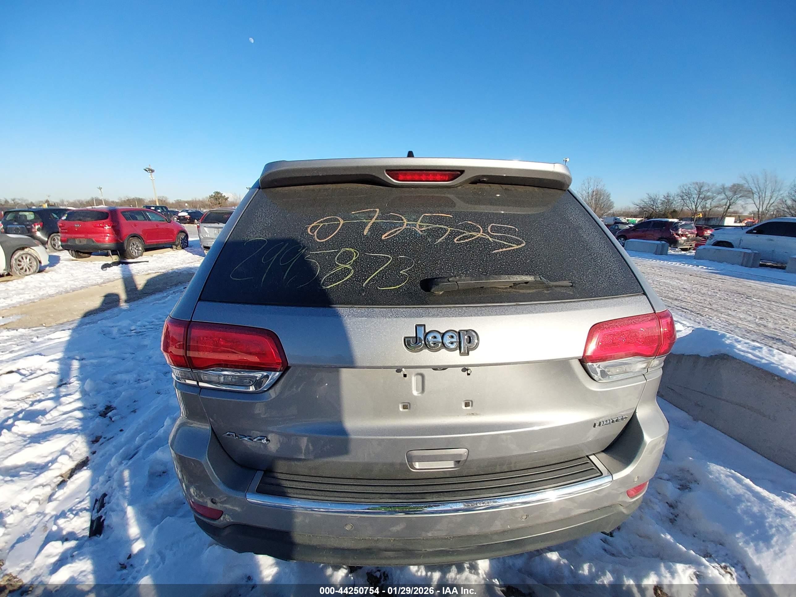 2014 Jeep Grand Cherokee Limited Серебряный vin: 1C4RJFBG6EC246896