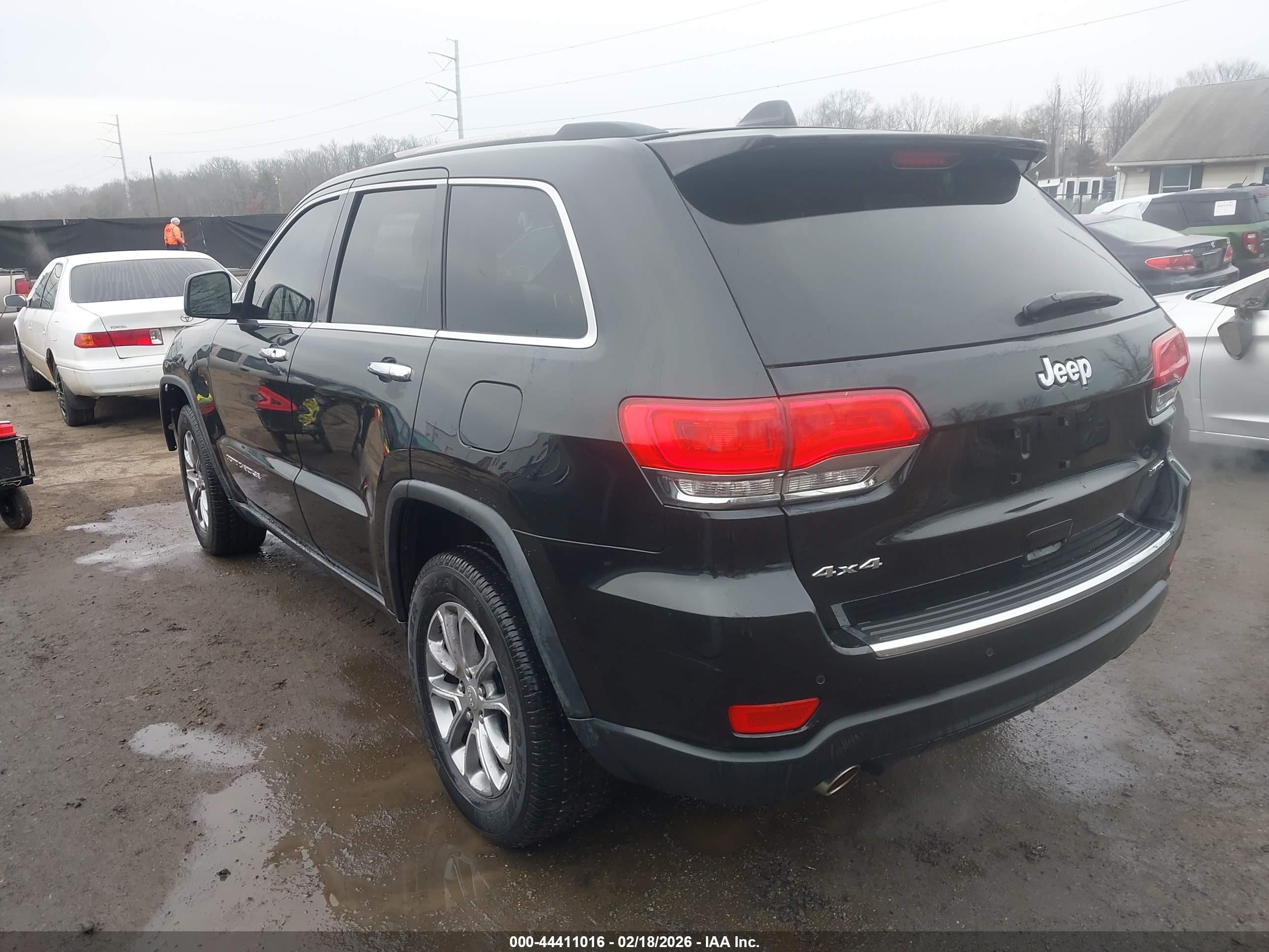 2014 Jeep Grand Cherokee Limited Black vin: 1C4RJFBG6EC279882