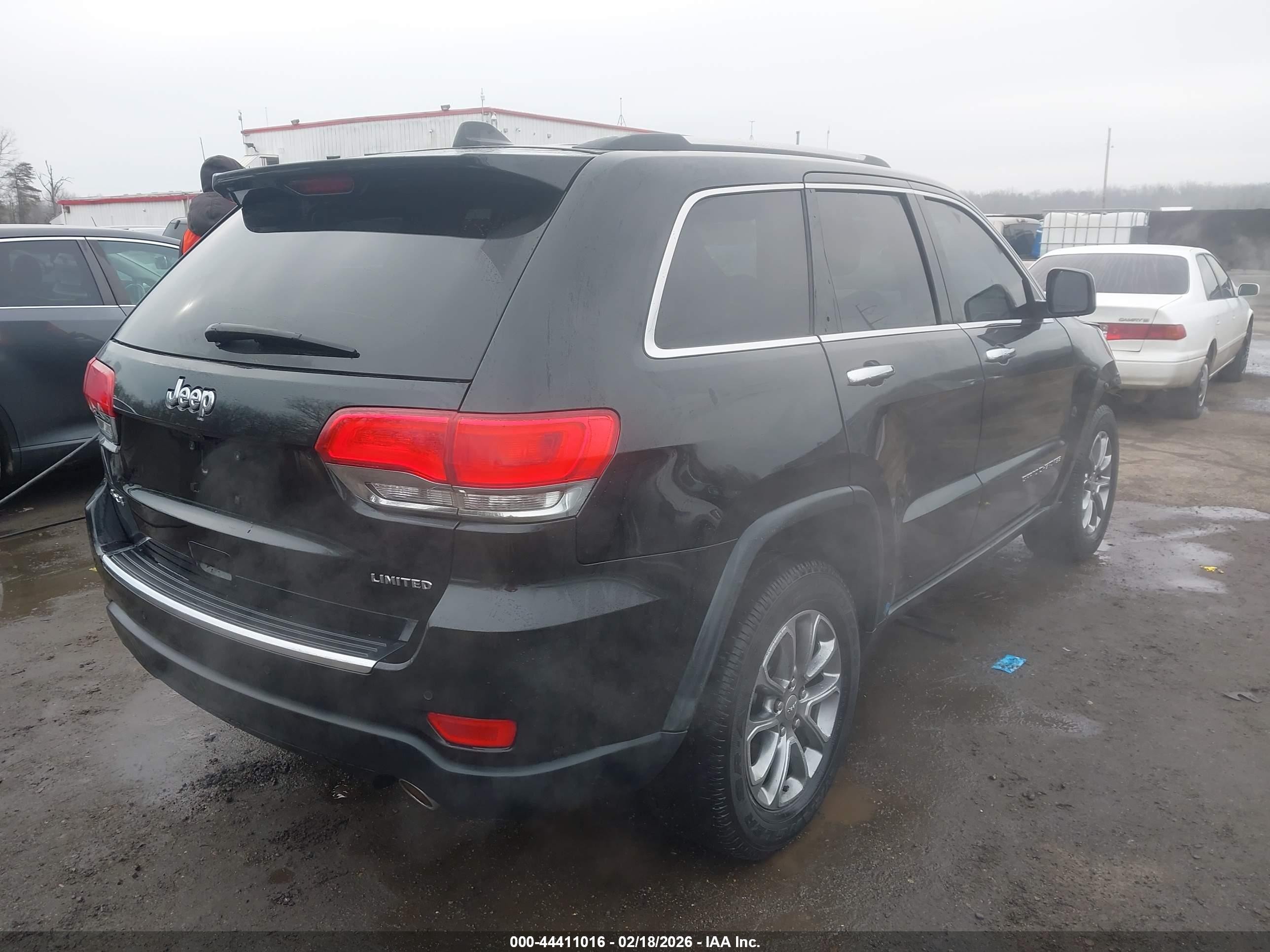 2014 Jeep Grand Cherokee Limited Black vin: 1C4RJFBG6EC279882