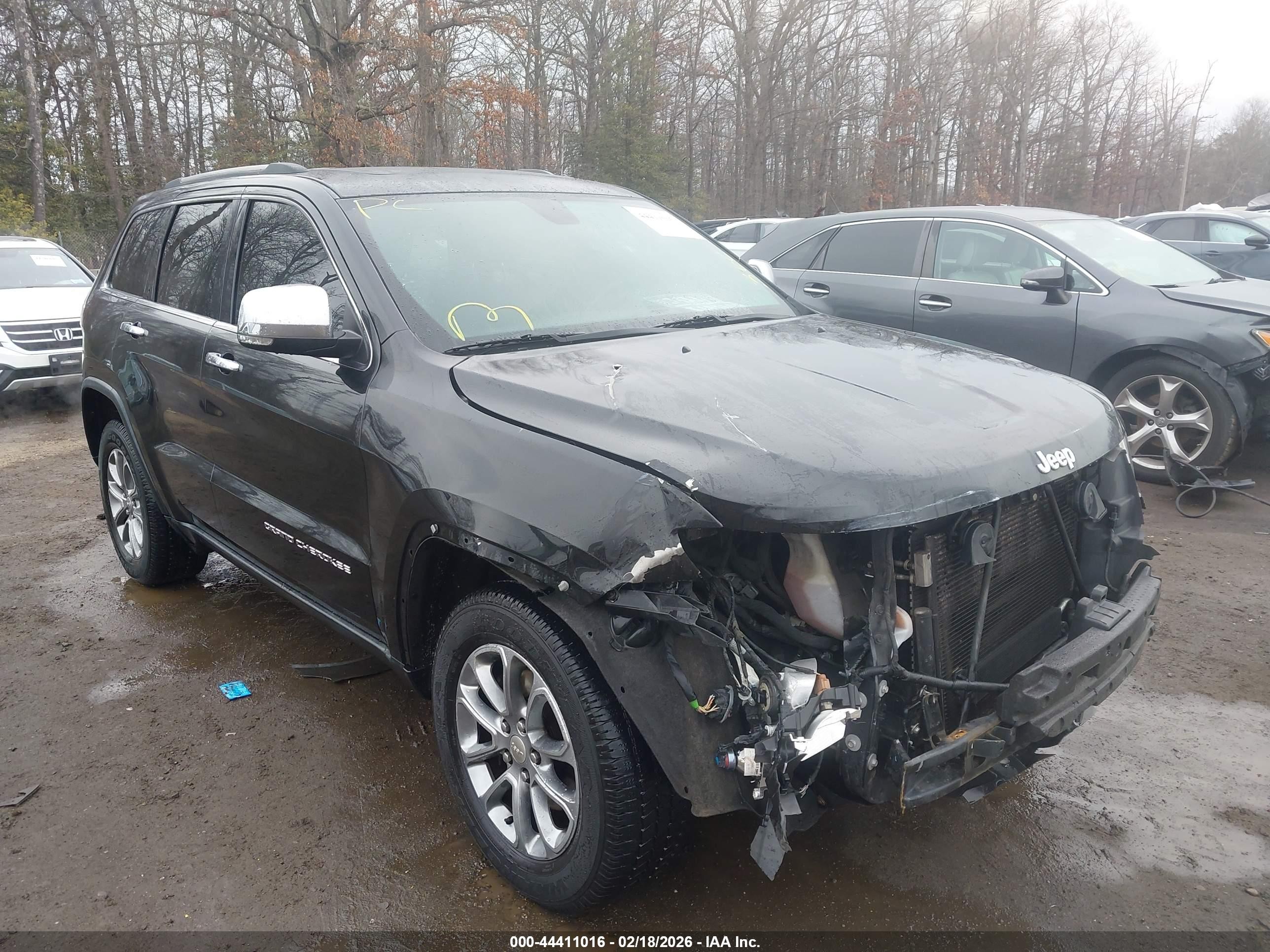 2014 Jeep Grand Cherokee Limited Black vin: 1C4RJFBG6EC279882