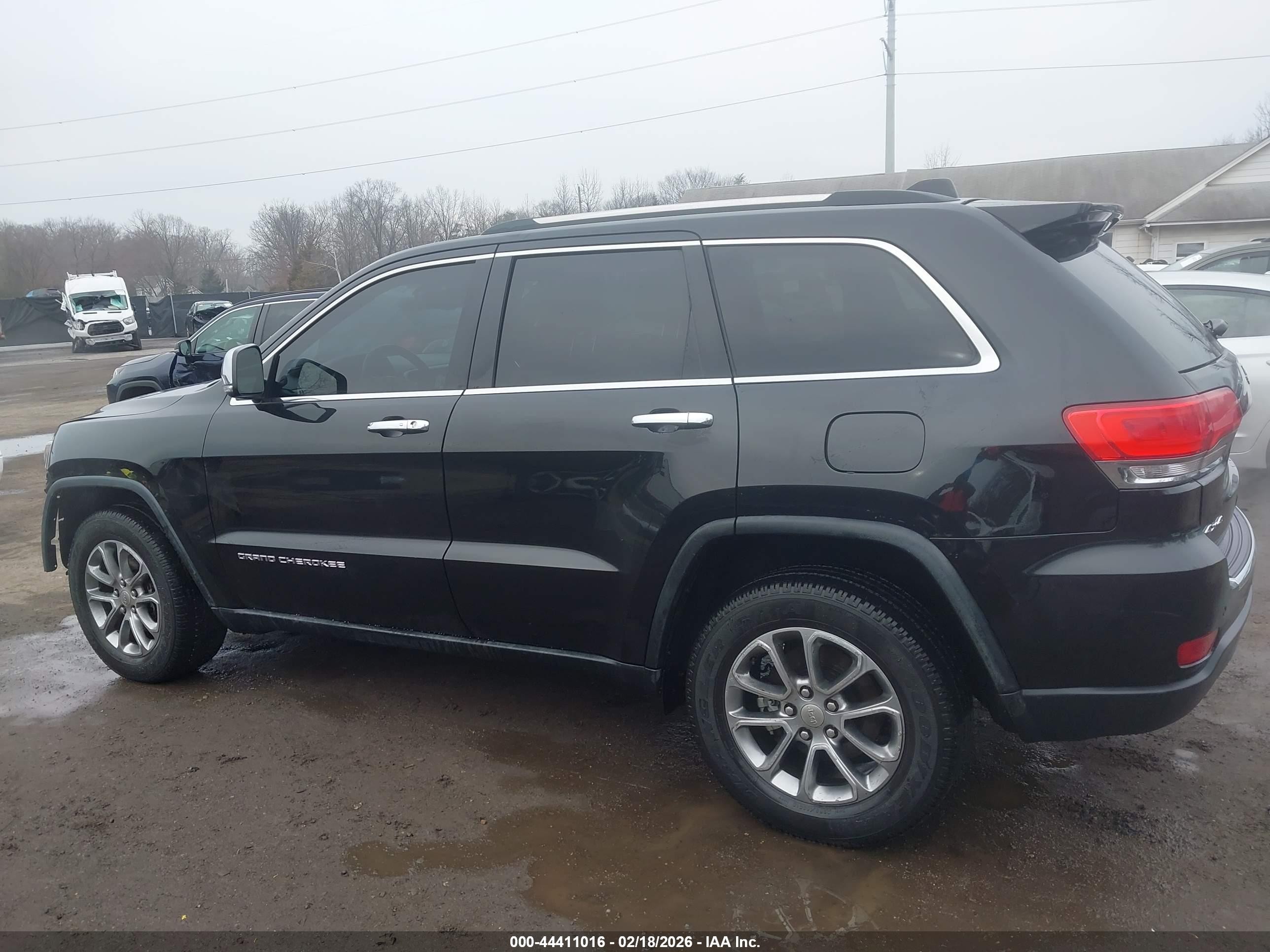2014 Jeep Grand Cherokee Limited Black vin: 1C4RJFBG6EC279882