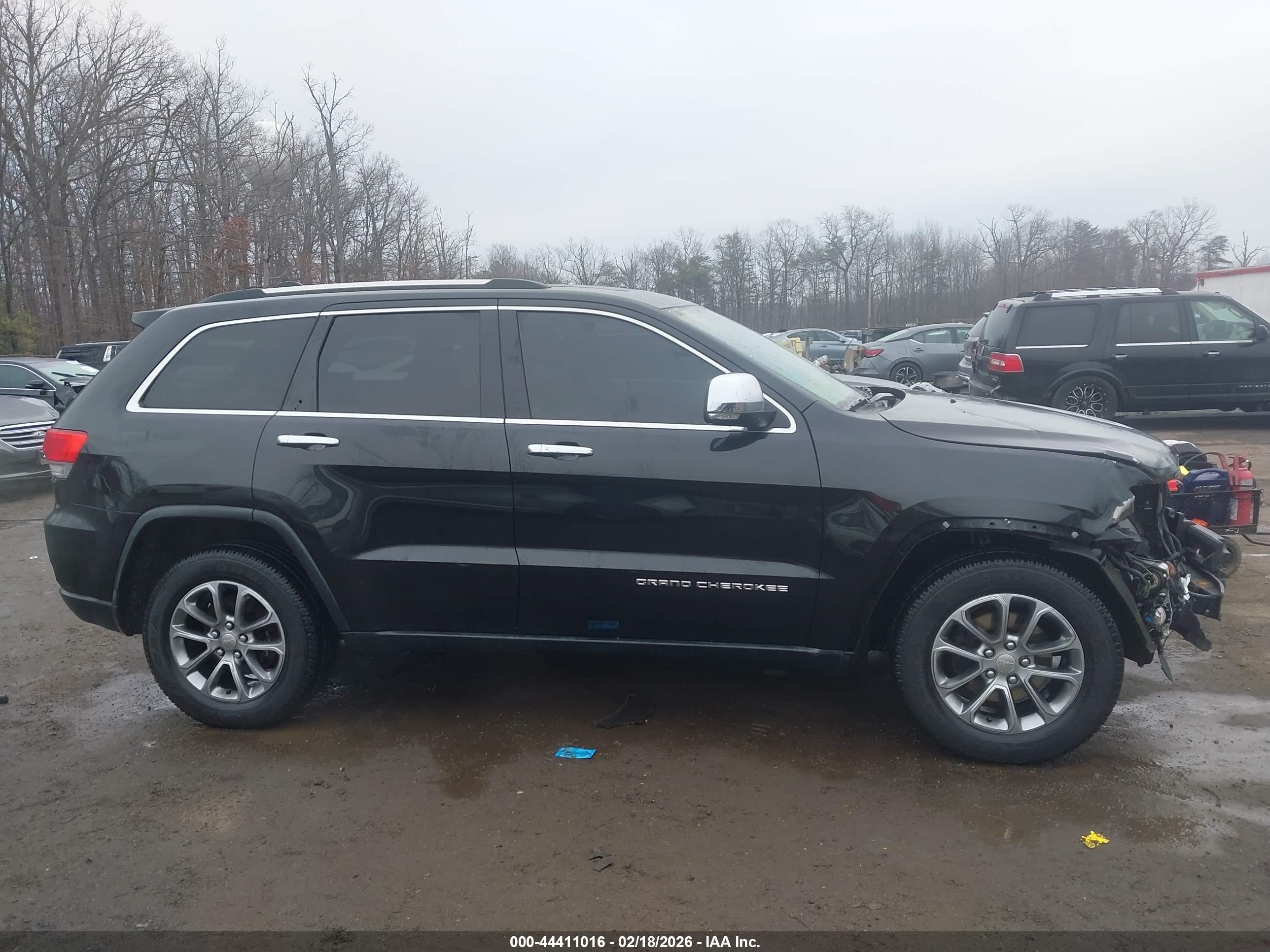 2014 Jeep Grand Cherokee Limited Black vin: 1C4RJFBG6EC279882