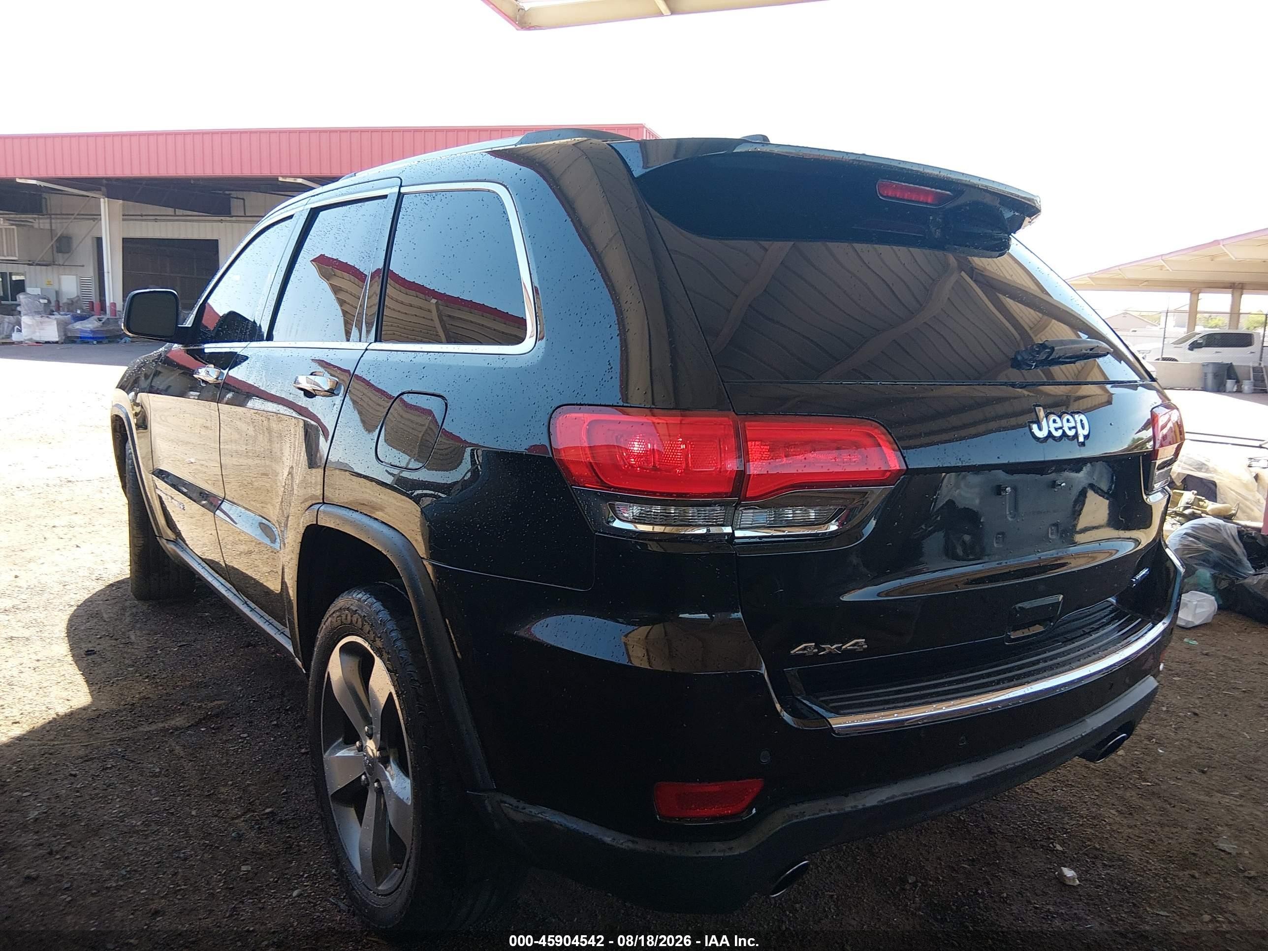 2014 Jeep Grand Cherokee Limited Black vin: 1C4RJFBG6EC321371