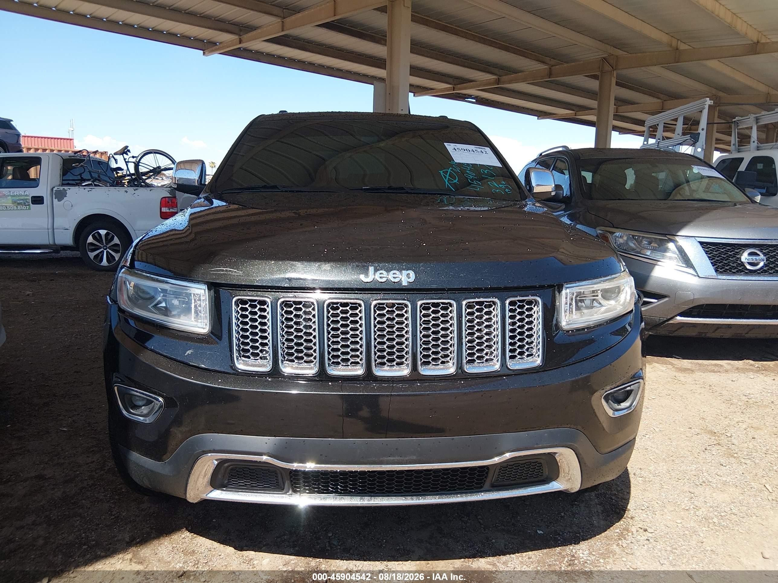 2014 Jeep Grand Cherokee Limited Black vin: 1C4RJFBG6EC321371