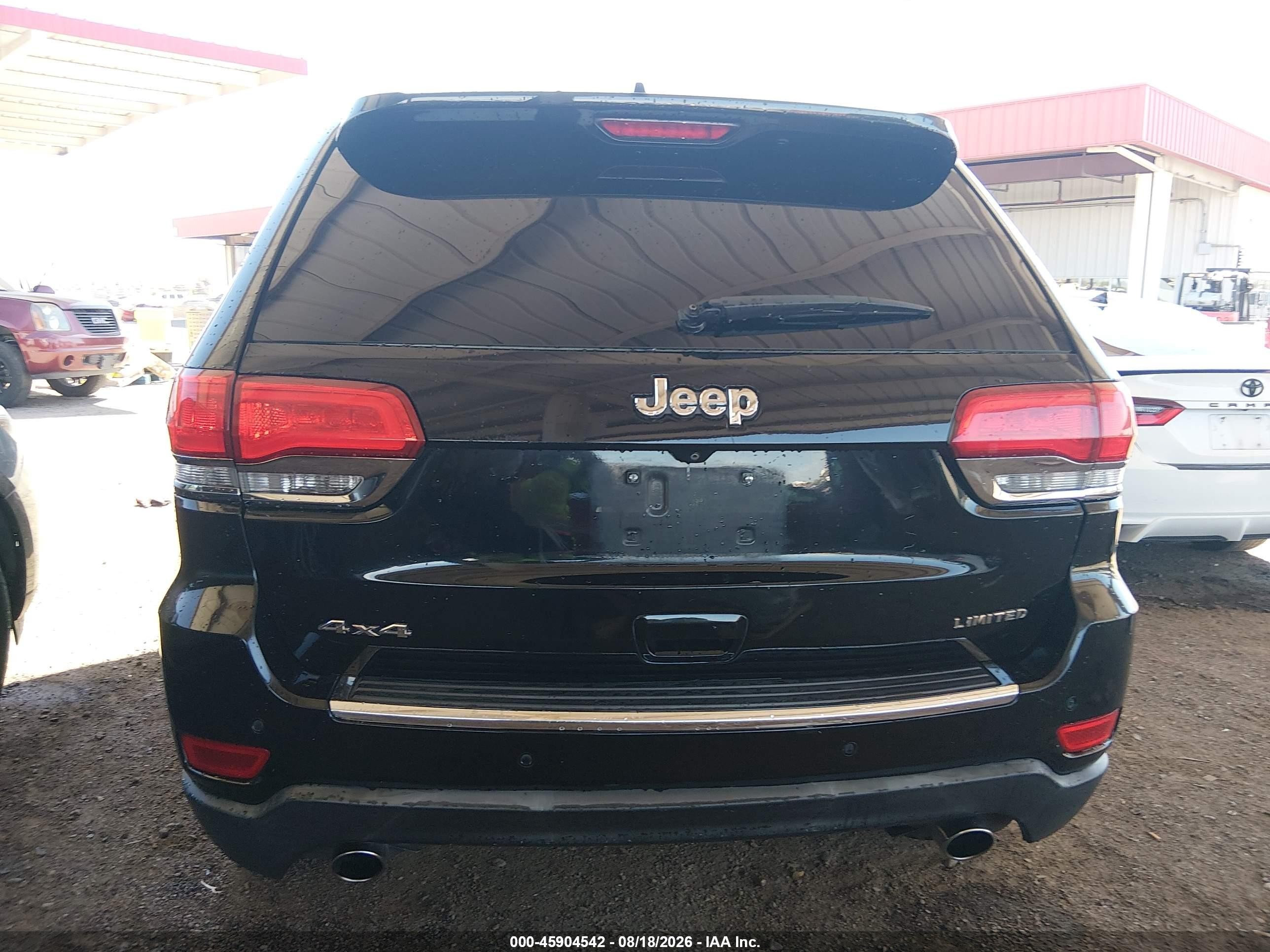 2014 Jeep Grand Cherokee Limited Black vin: 1C4RJFBG6EC321371