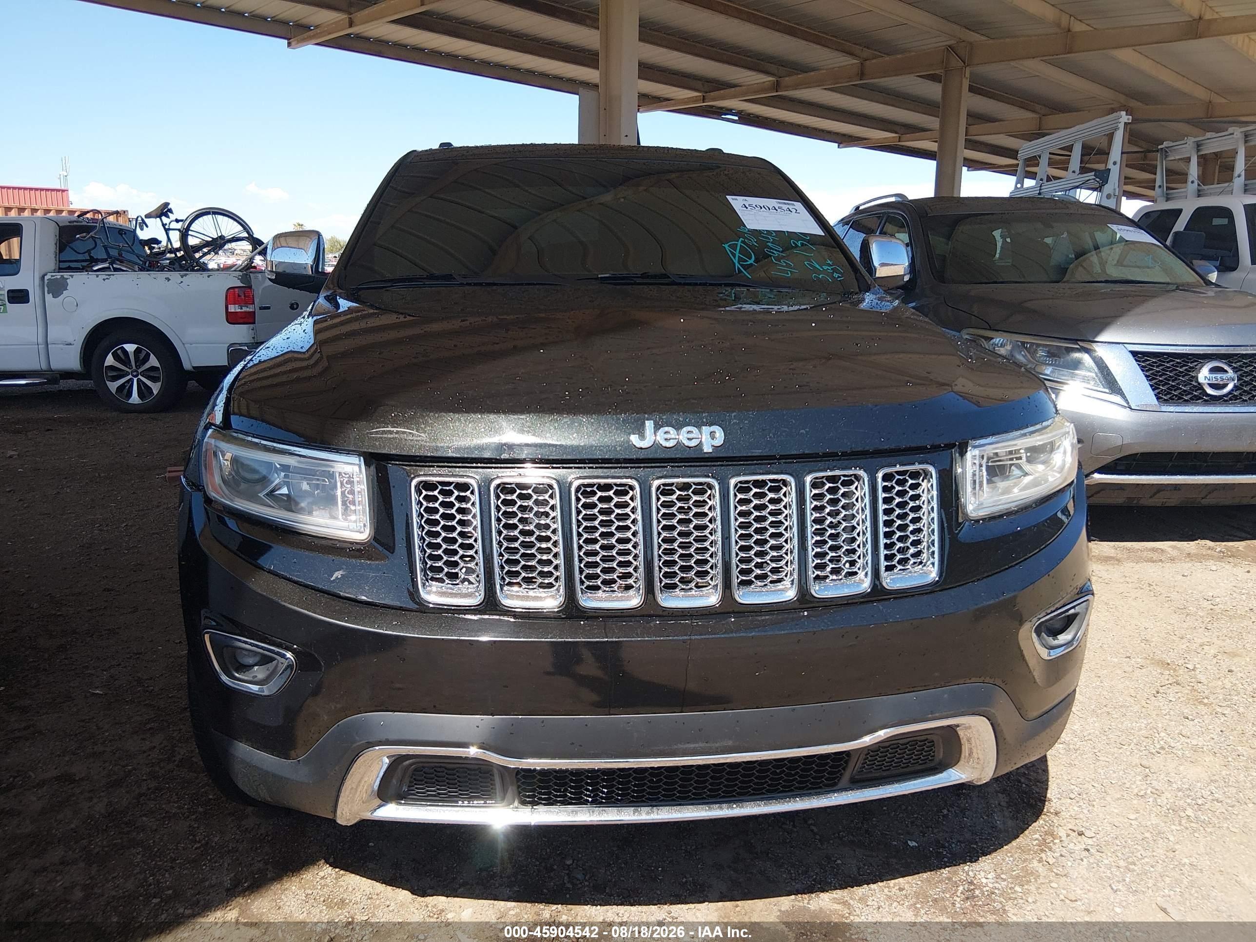 2014 Jeep Grand Cherokee Limited Black vin: 1C4RJFBG6EC321371