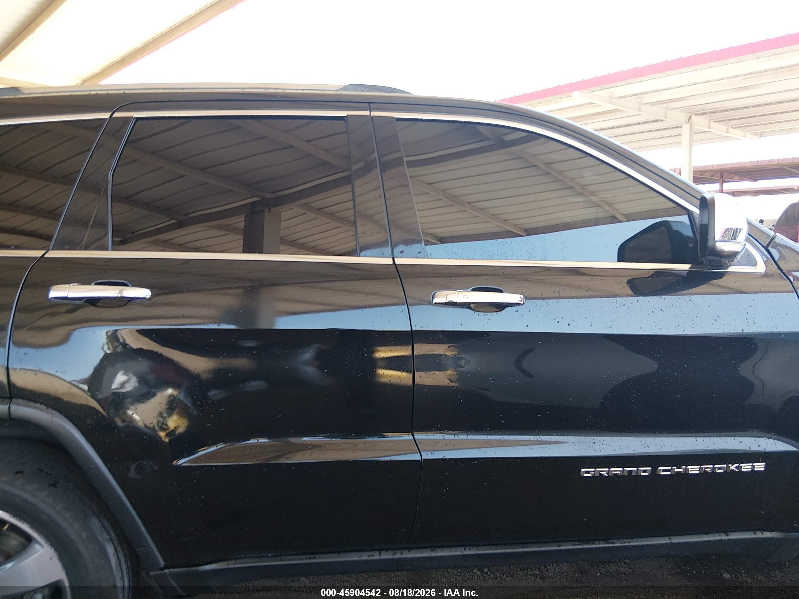 2014 Jeep Grand Cherokee Limited Black vin: 1C4RJFBG6EC321371