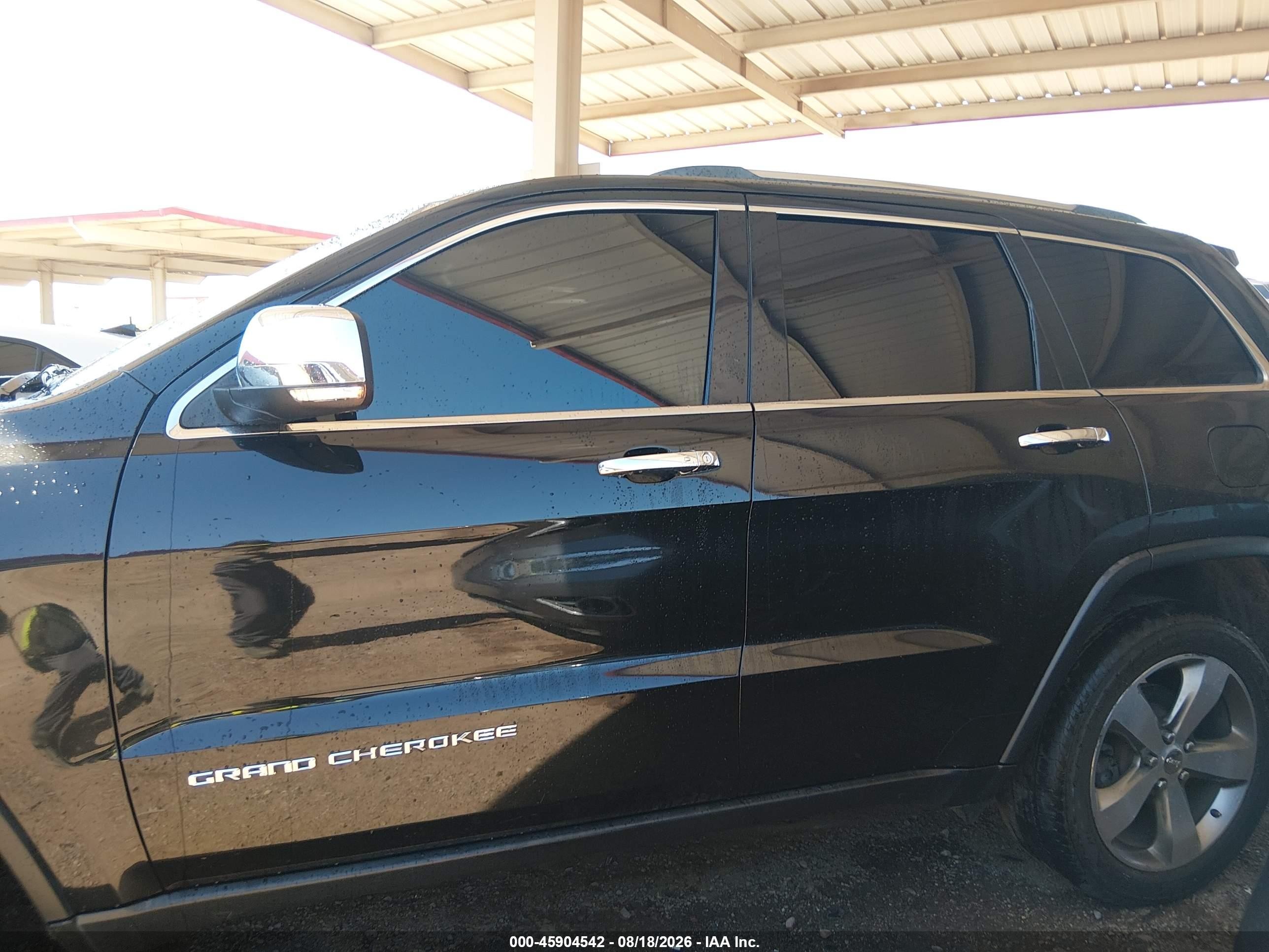 2014 Jeep Grand Cherokee Limited Black vin: 1C4RJFBG6EC321371