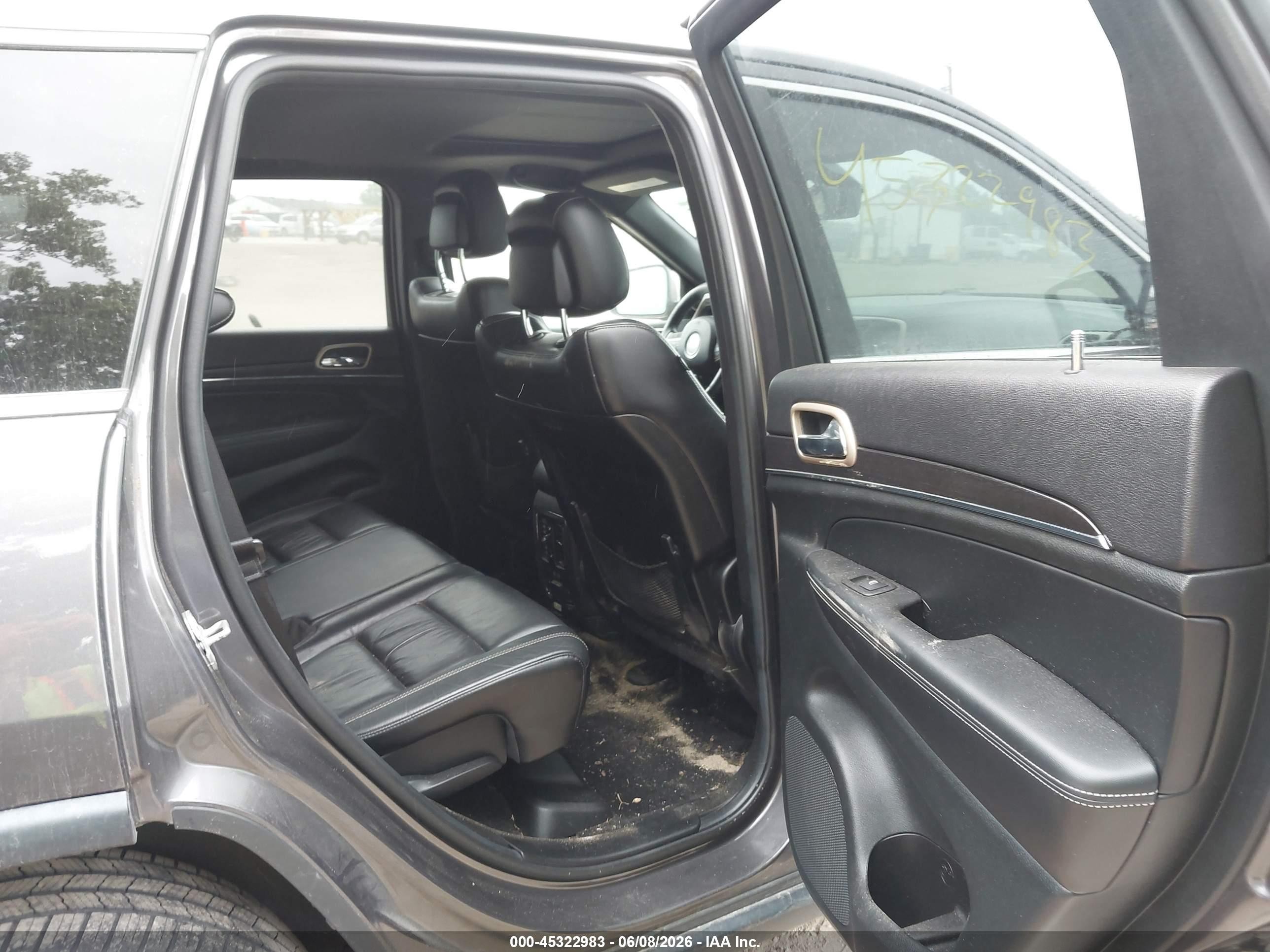 2014 Jeep Grand Cherokee Limited Gray vin: 1C4RJFBG6EC323718