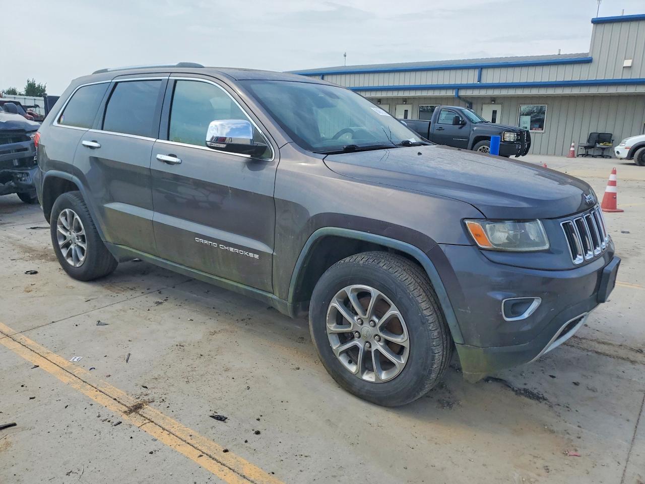 2014 Jeep Grand Cherokee Laredo Gray vin: 1C4RJFBG6EC347307