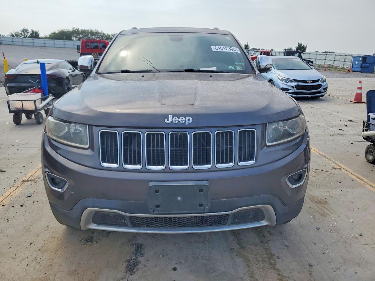 2014 Jeep Grand Cherokee Laredo Gray vin: 1C4RJFBG6EC347307