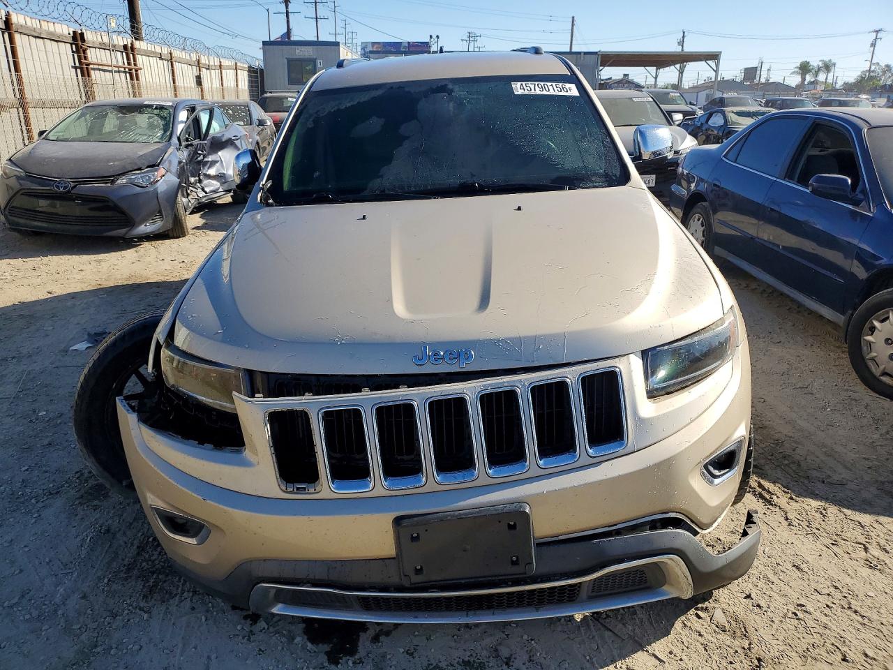 2014 Jeep Grand Cherokee Limited Beige vin: 1C4RJFBG6EC371297
