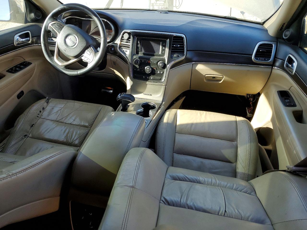 2014 Jeep Grand Cherokee Limited Beige vin: 1C4RJFBG6EC371297