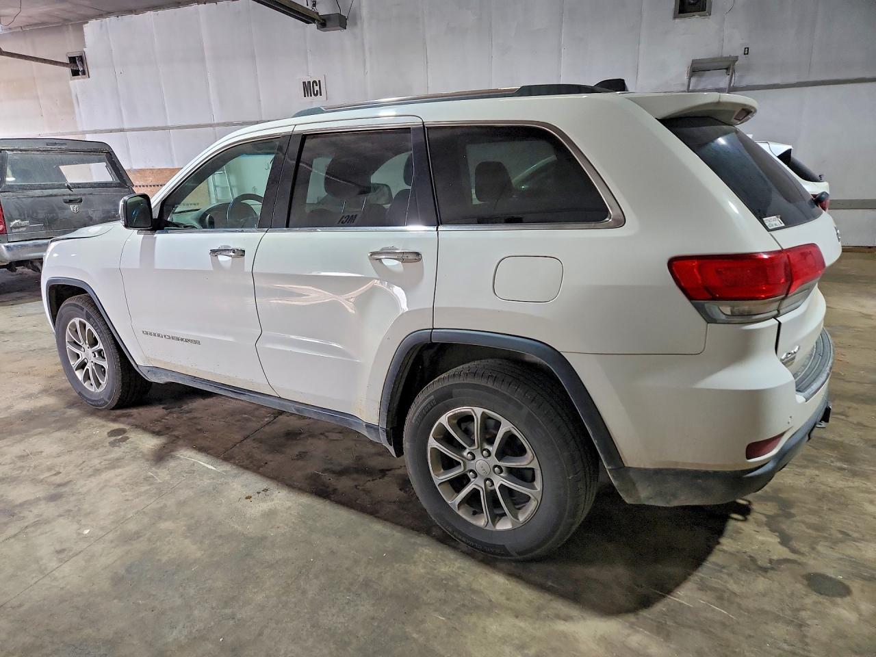 2014 Jeep Grand Cherokee Limited White vin: 1C4RJFBG6EC429800