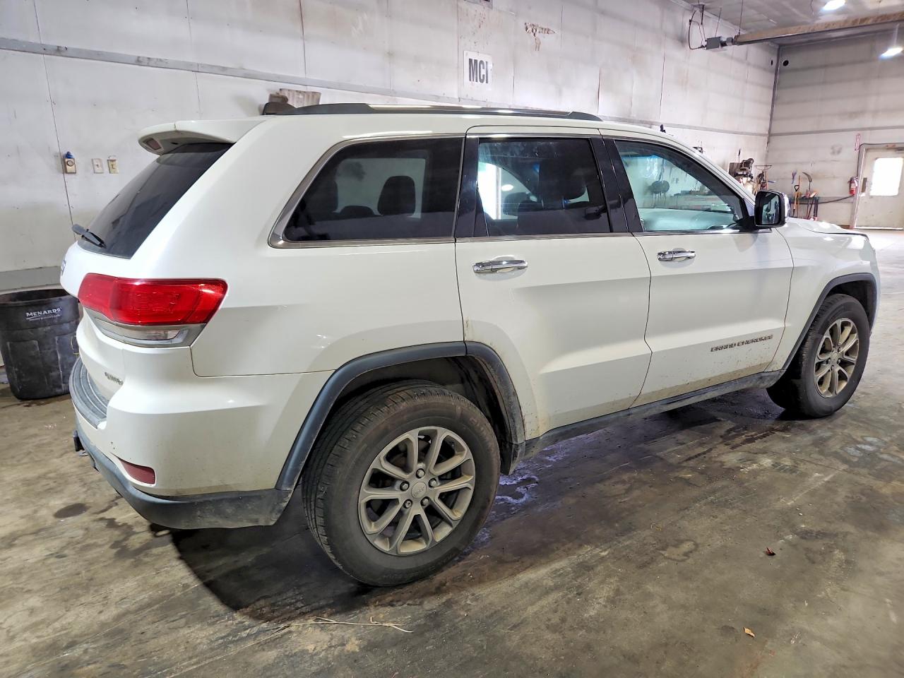 2014 Jeep Grand Cherokee Limited White vin: 1C4RJFBG6EC429800