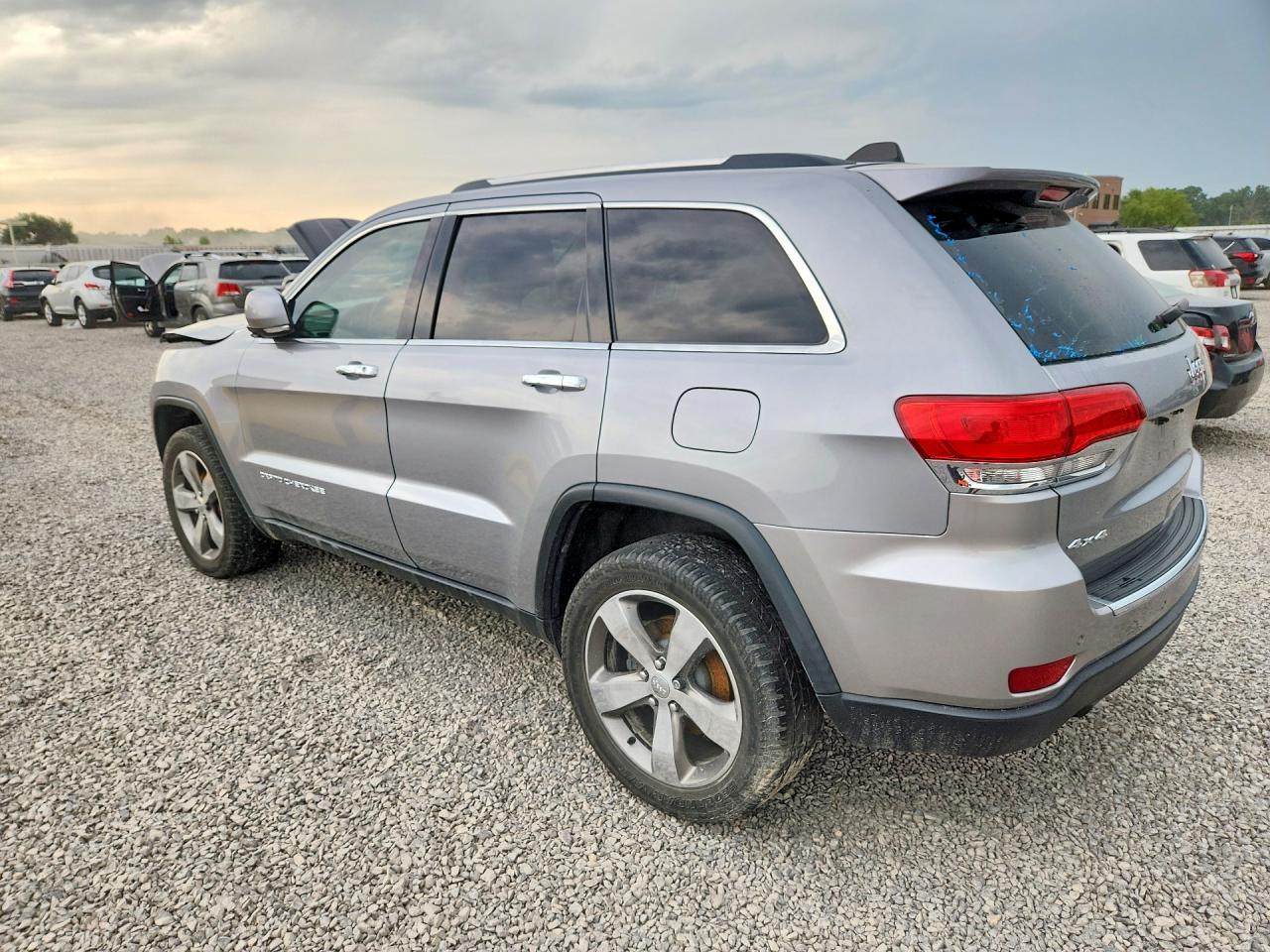 2014 Jeep Grand Cherokee Limited Серебряный vin: 1C4RJFBG6EC439775