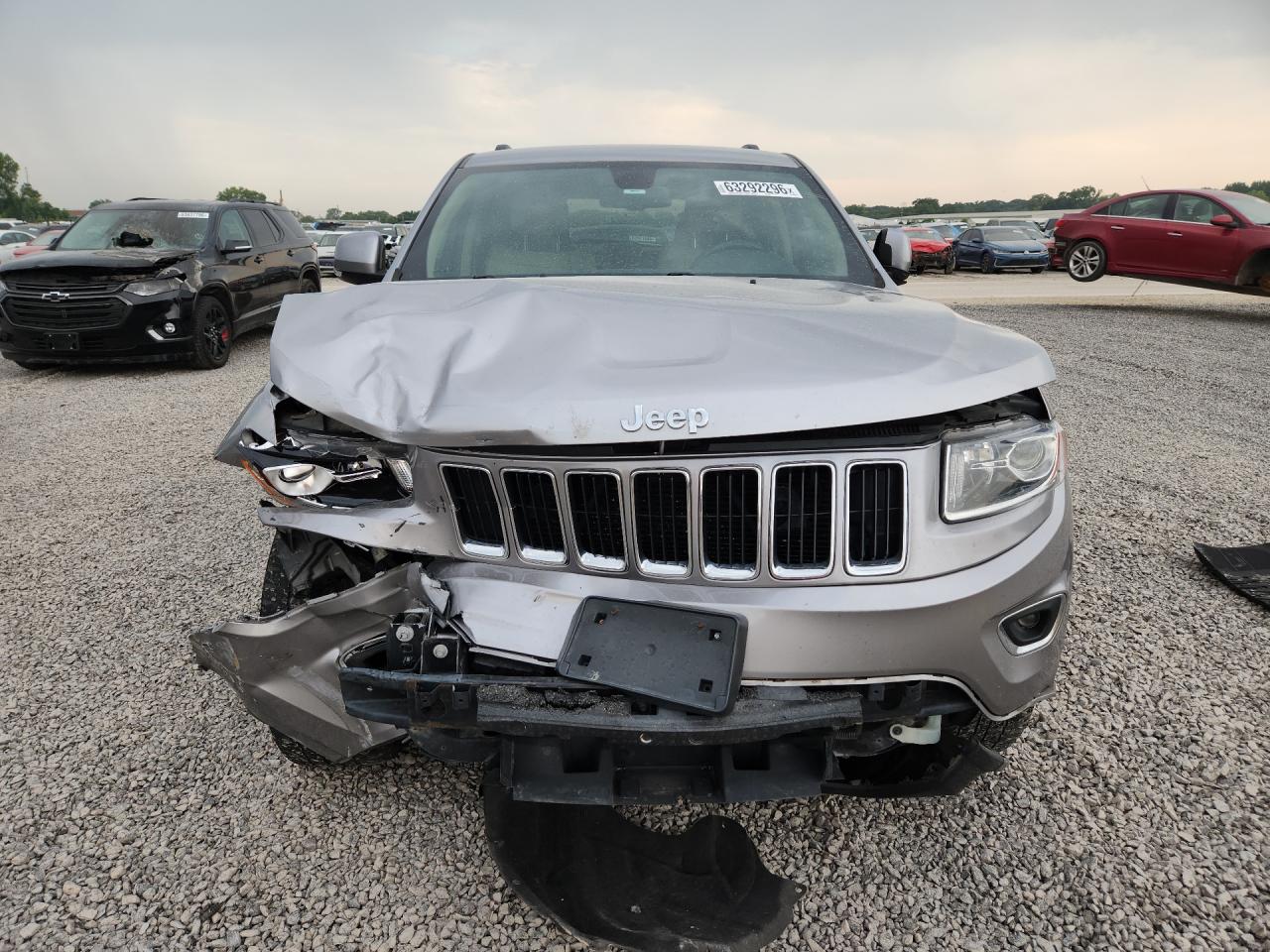 2014 Jeep Grand Cherokee Limited Серебряный vin: 1C4RJFBG6EC439775