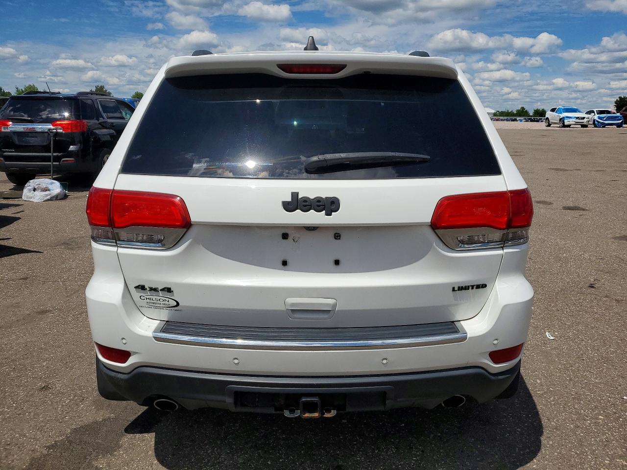 2014 Jeep Grand Cherokee Limited White vin: 1C4RJFBG6EC441039