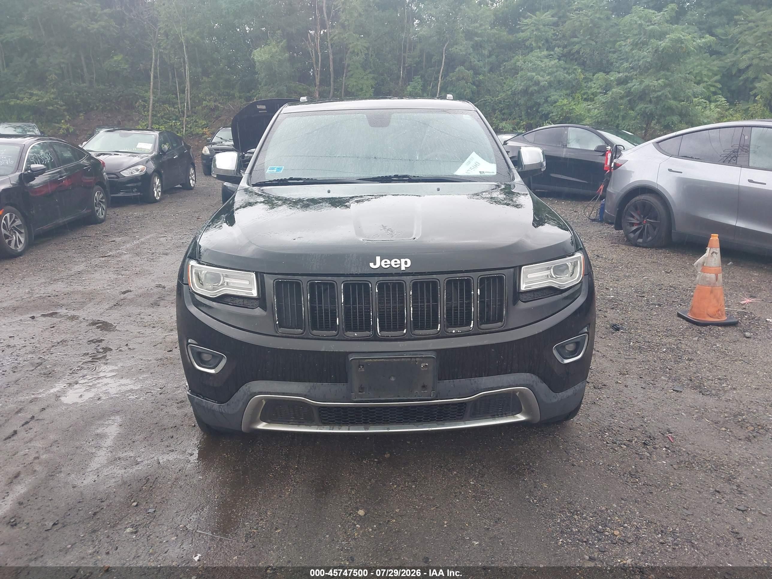 2014 Jeep Grand Cherokee Limited Black vin: 1C4RJFBG6EC453238