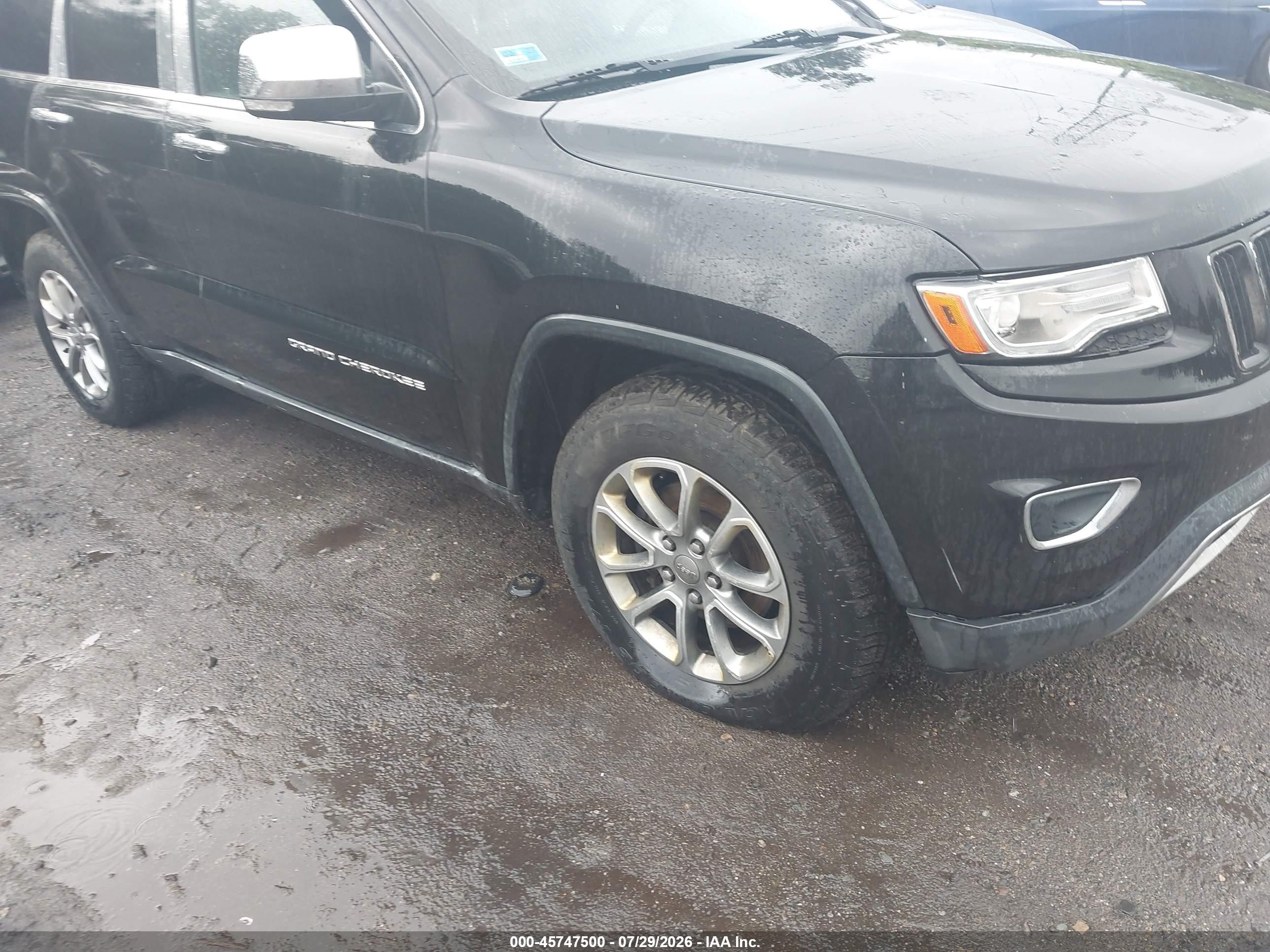 2014 Jeep Grand Cherokee Limited Black vin: 1C4RJFBG6EC453238