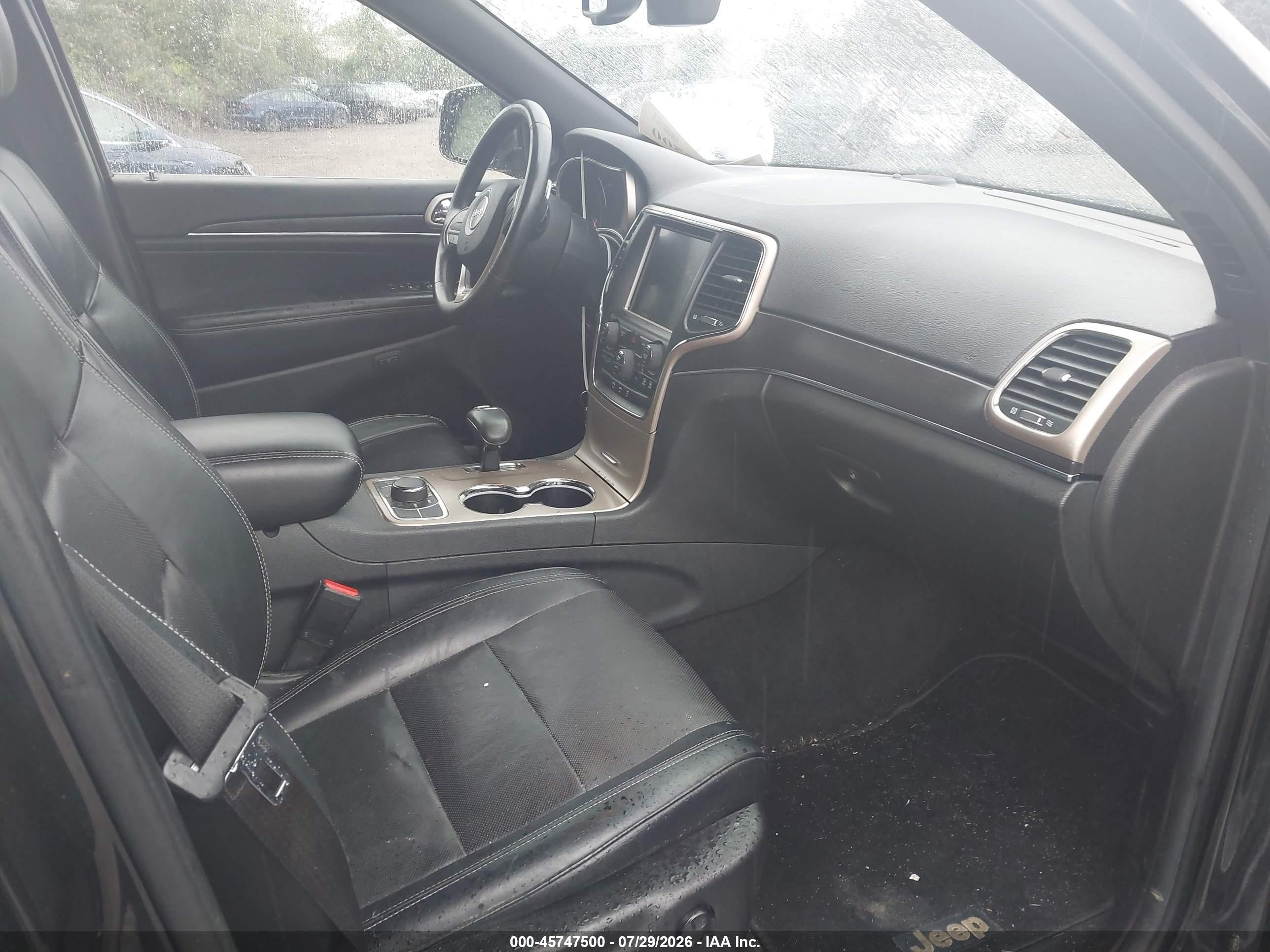 2014 Jeep Grand Cherokee Limited Black vin: 1C4RJFBG6EC453238