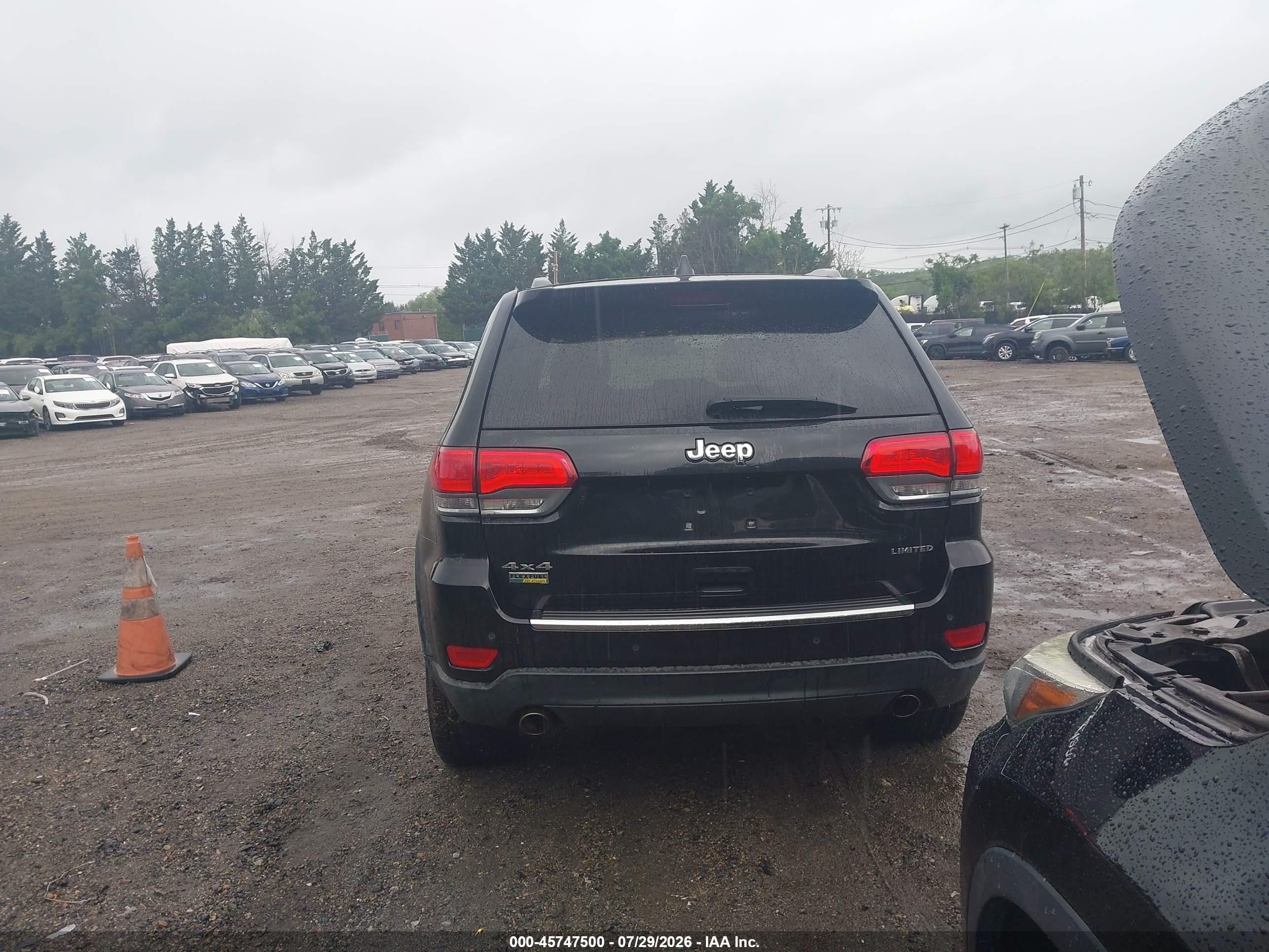 2014 Jeep Grand Cherokee Limited Black vin: 1C4RJFBG6EC453238