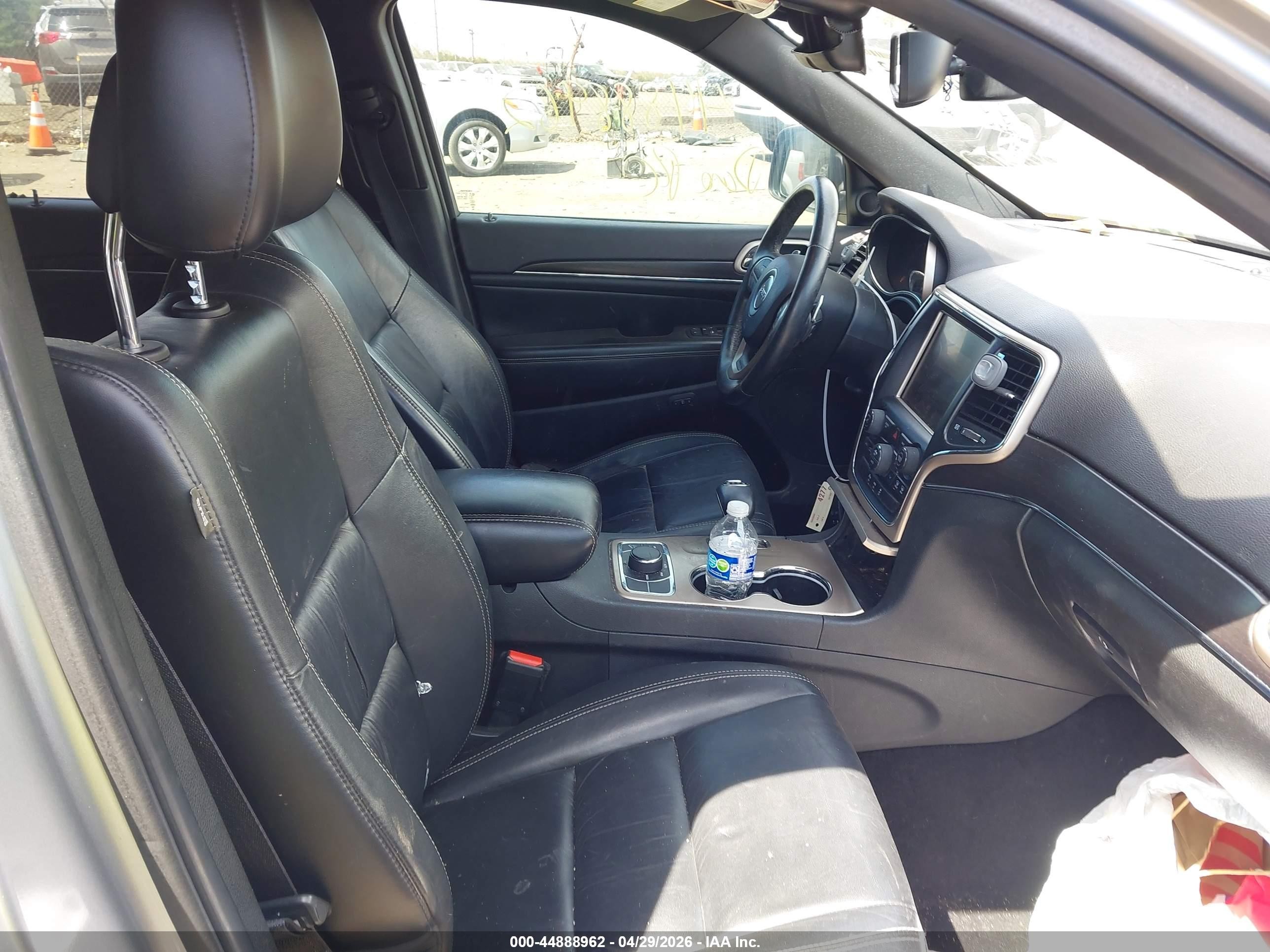 2014 Jeep Grand Cherokee Limited Silver vin: 1C4RJFBG6EC458844