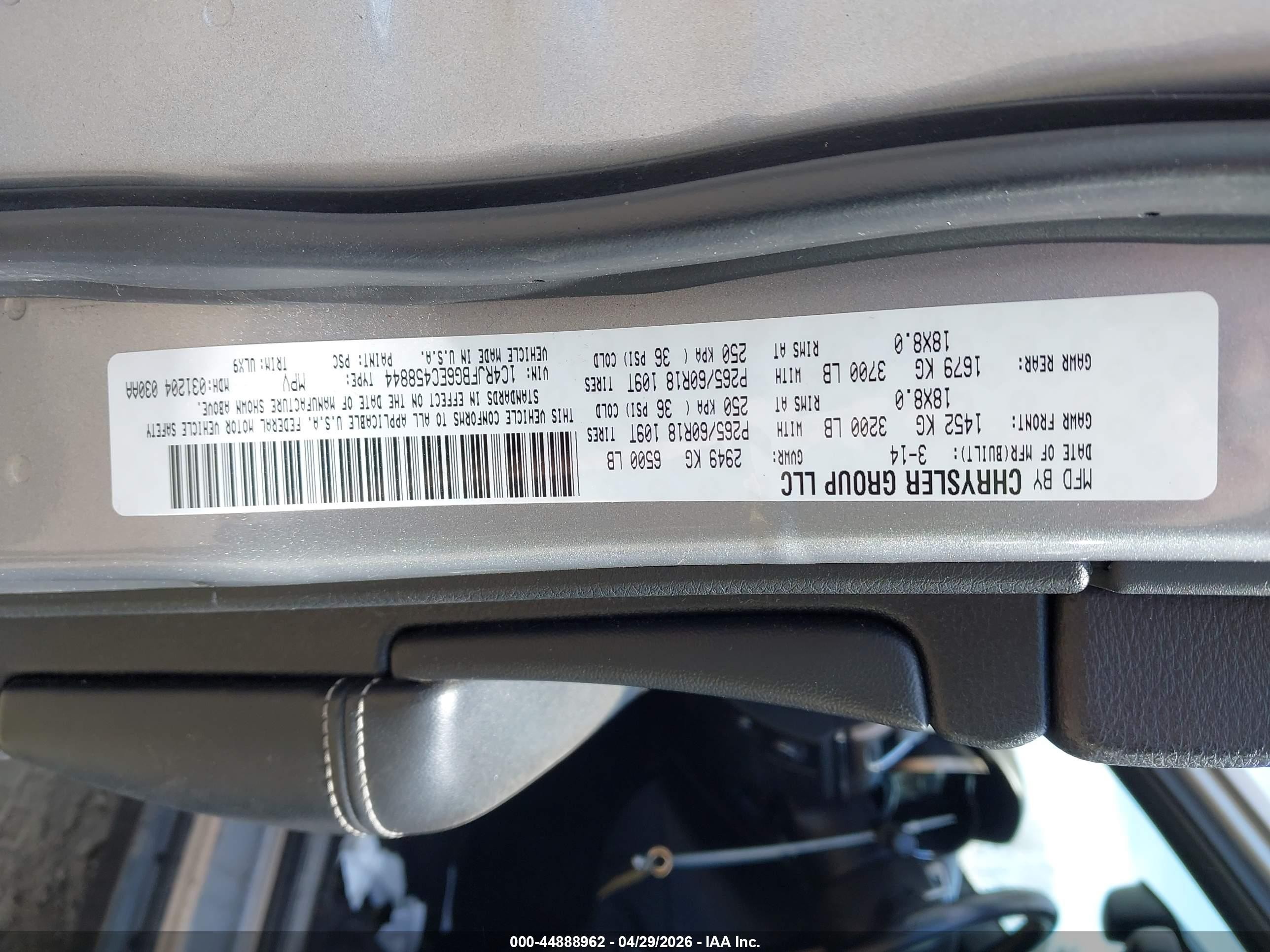 2014 Jeep Grand Cherokee Limited Silver vin: 1C4RJFBG6EC458844