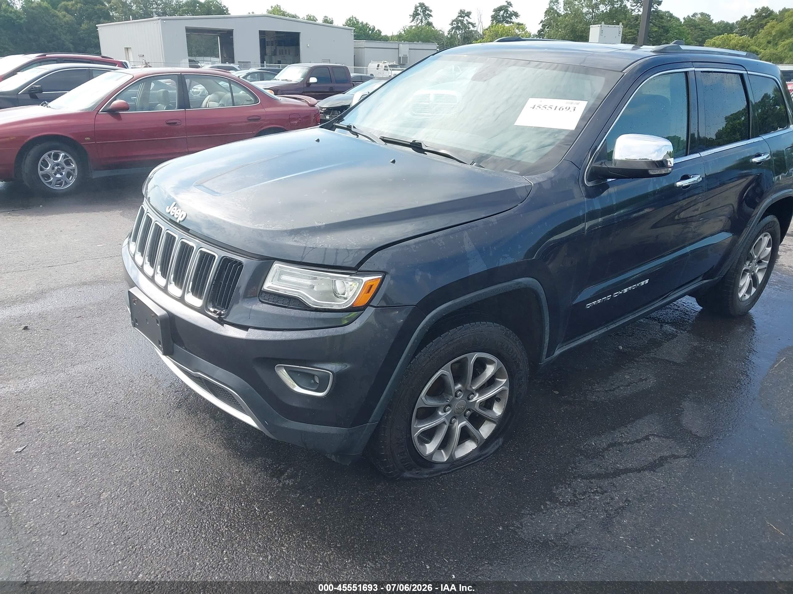 2014 Jeep Grand Cherokee Limited Black vin: 1C4RJFBG6EC525782