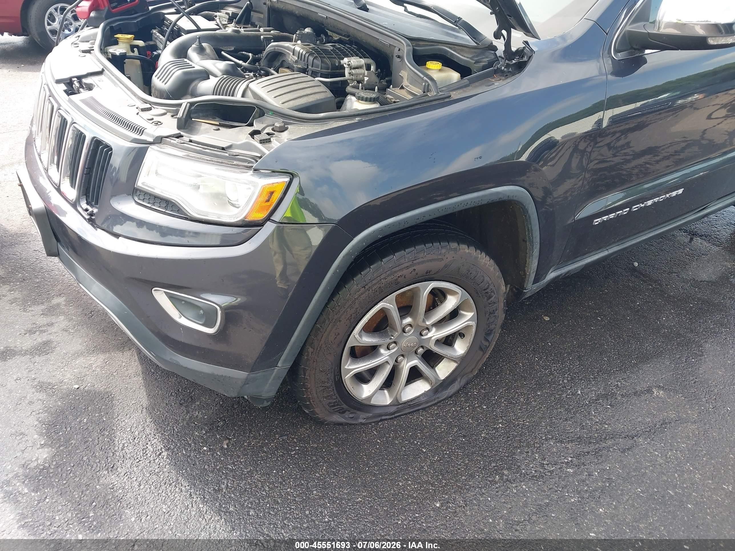 2014 Jeep Grand Cherokee Limited Black vin: 1C4RJFBG6EC525782