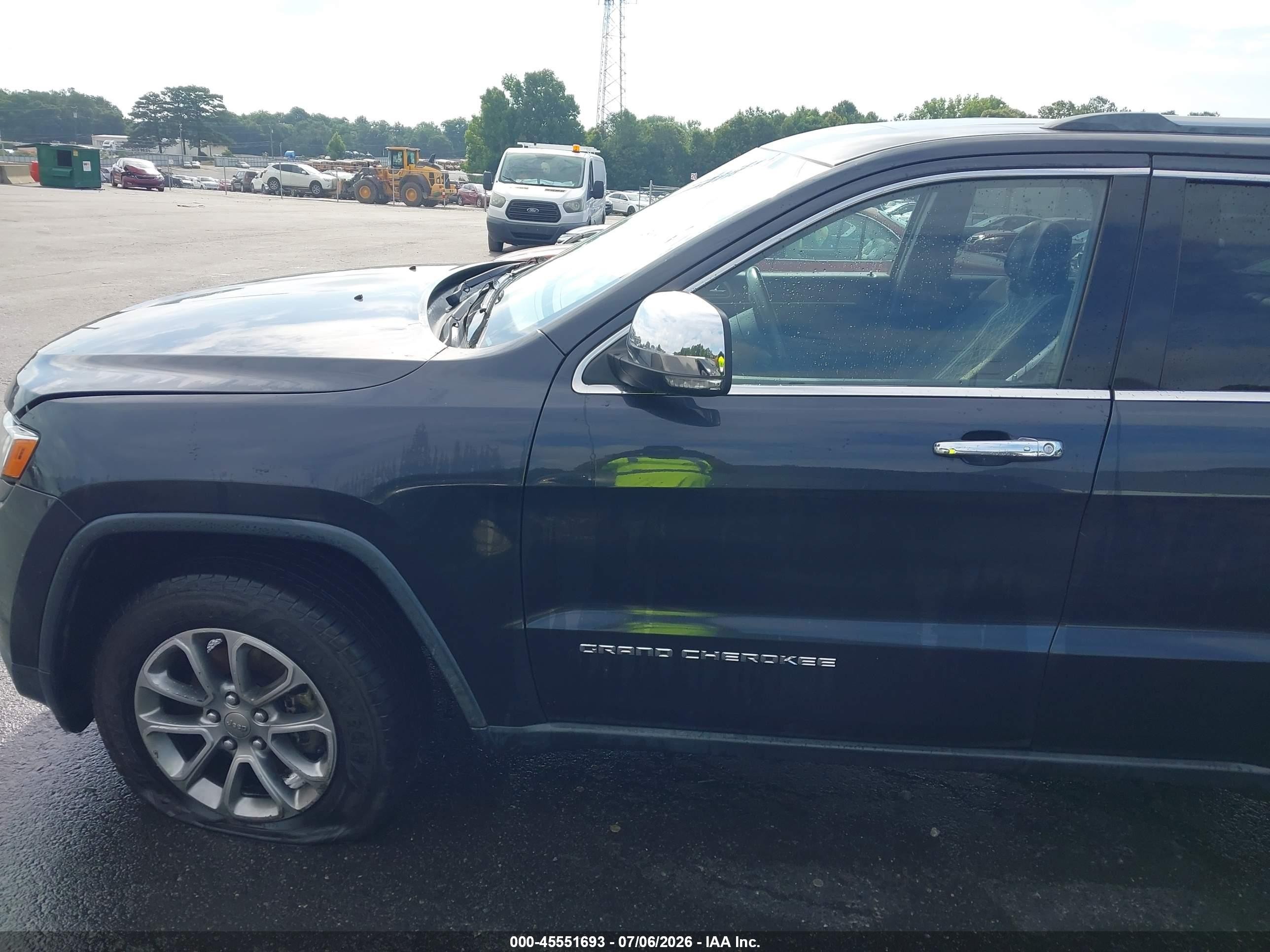 2014 Jeep Grand Cherokee Limited Black vin: 1C4RJFBG6EC525782