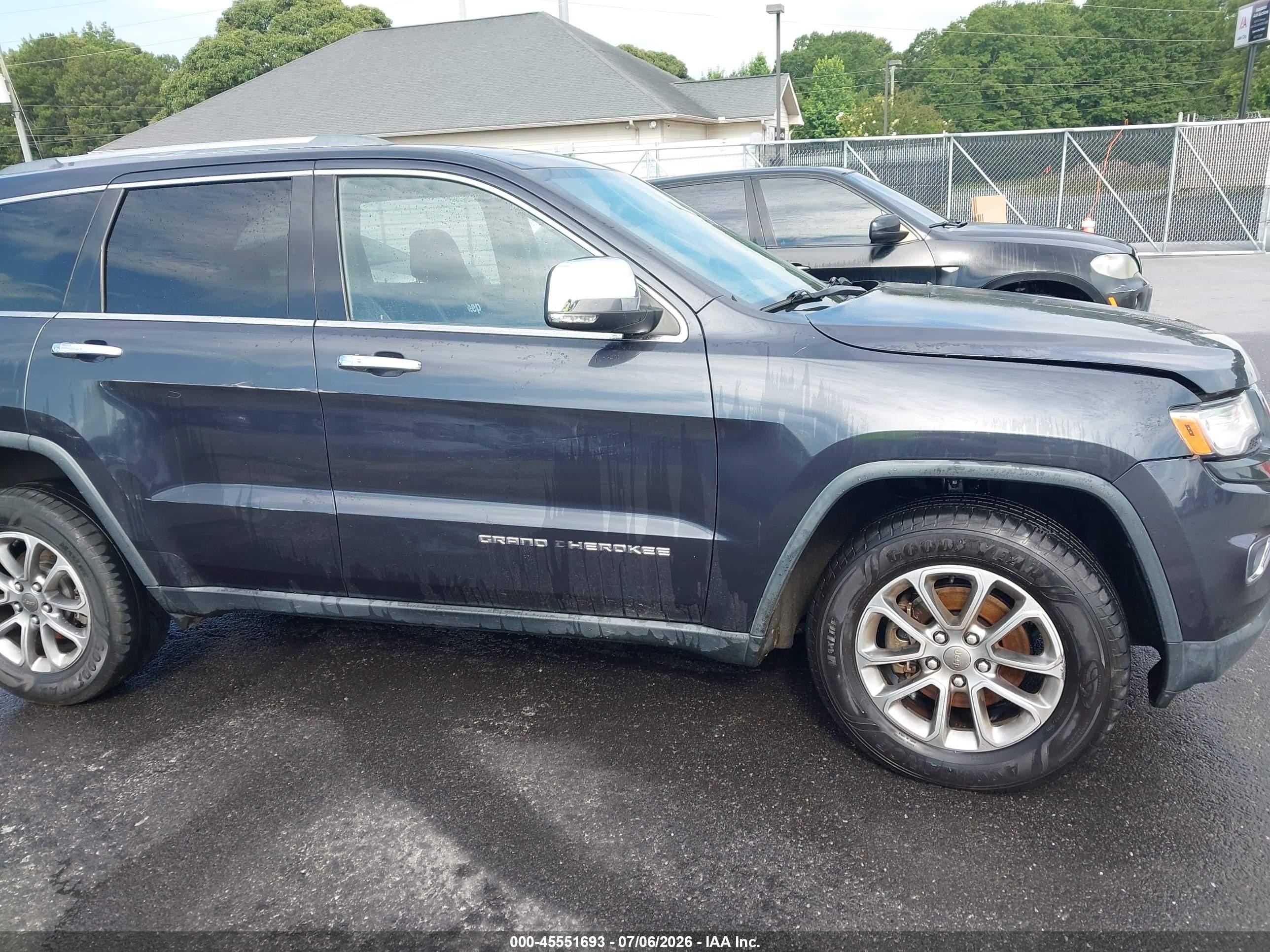 2014 Jeep Grand Cherokee Limited Black vin: 1C4RJFBG6EC525782