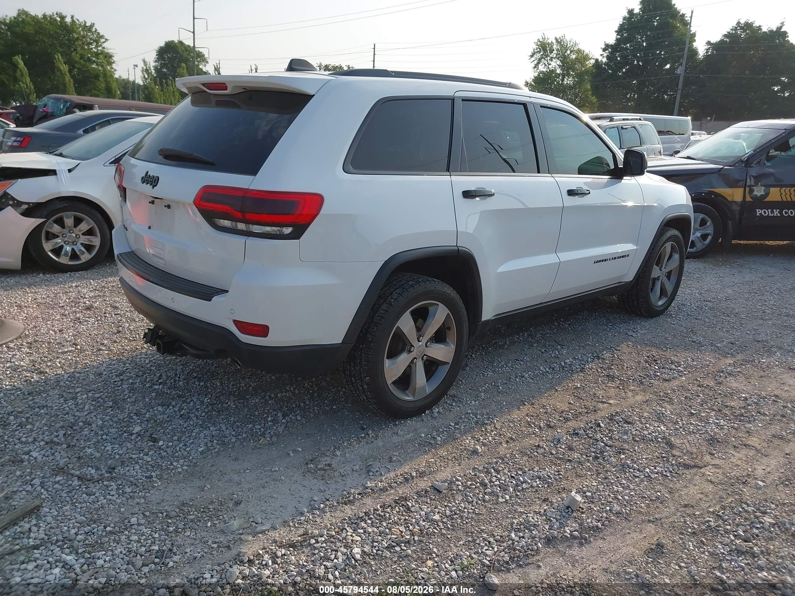 2014 Jeep Grand Cherokee Limited White vin: 1C4RJFBG6EC540380
