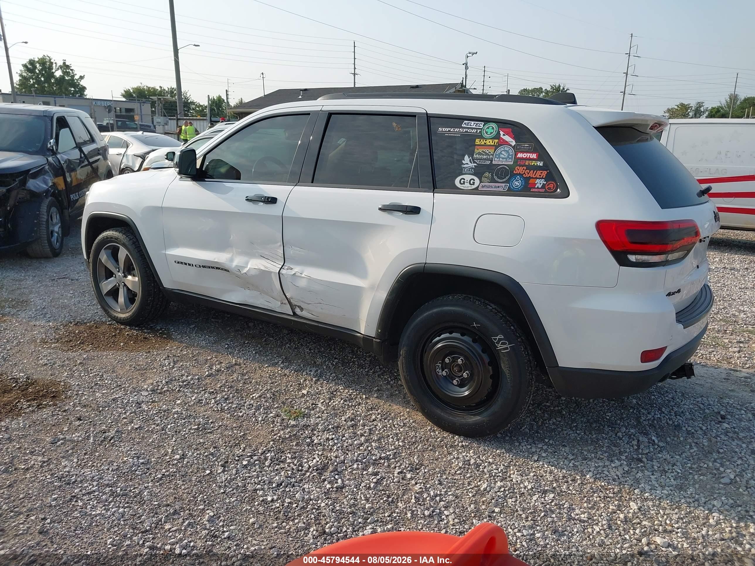 2014 Jeep Grand Cherokee Limited White vin: 1C4RJFBG6EC540380