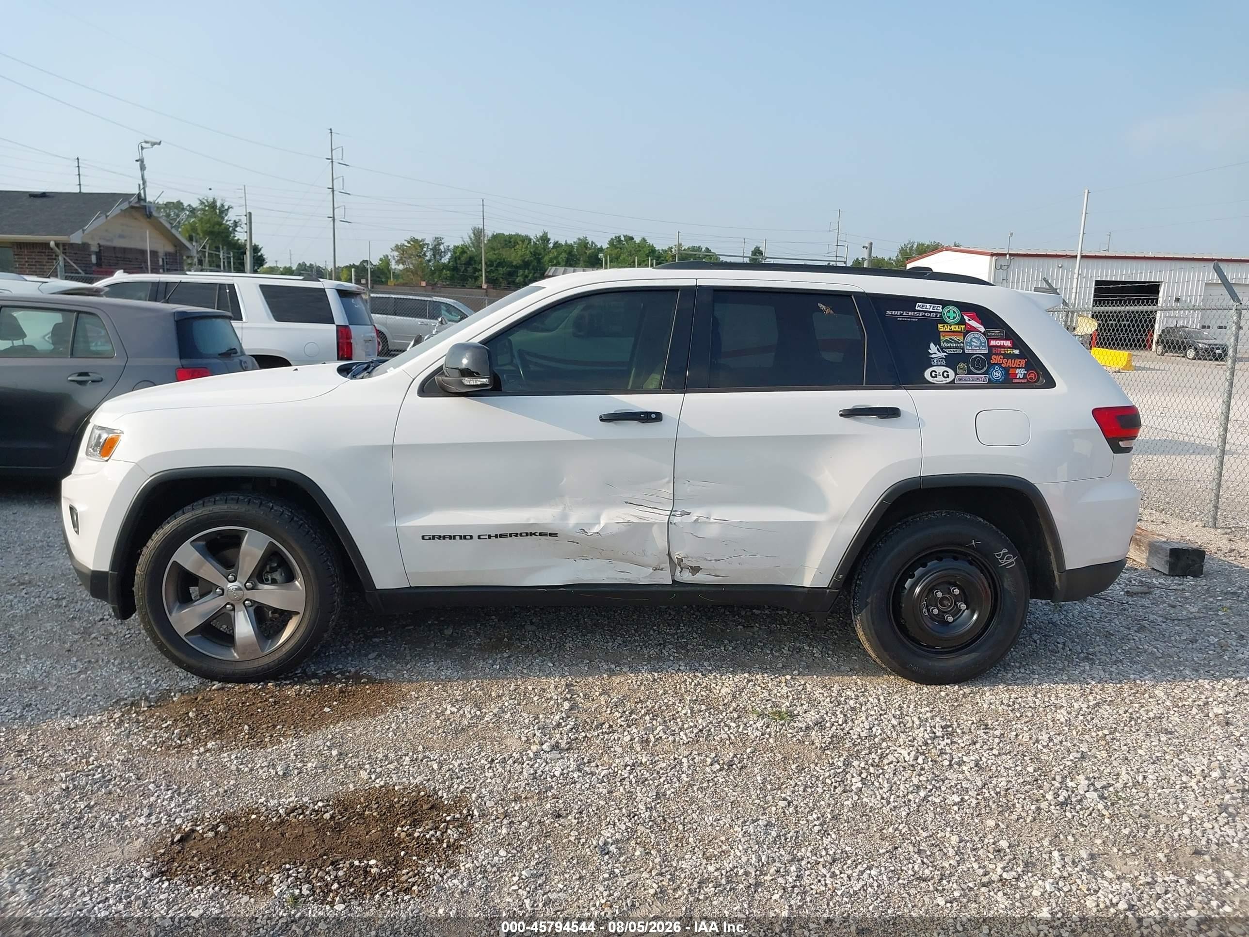 2014 Jeep Grand Cherokee Limited White vin: 1C4RJFBG6EC540380