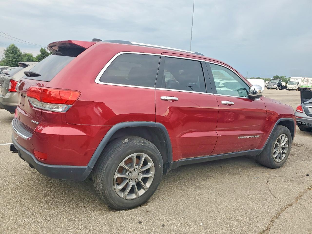2014 Jeep Grand Cherokee Limited Maroon vin: 1C4RJFBG6EC543215