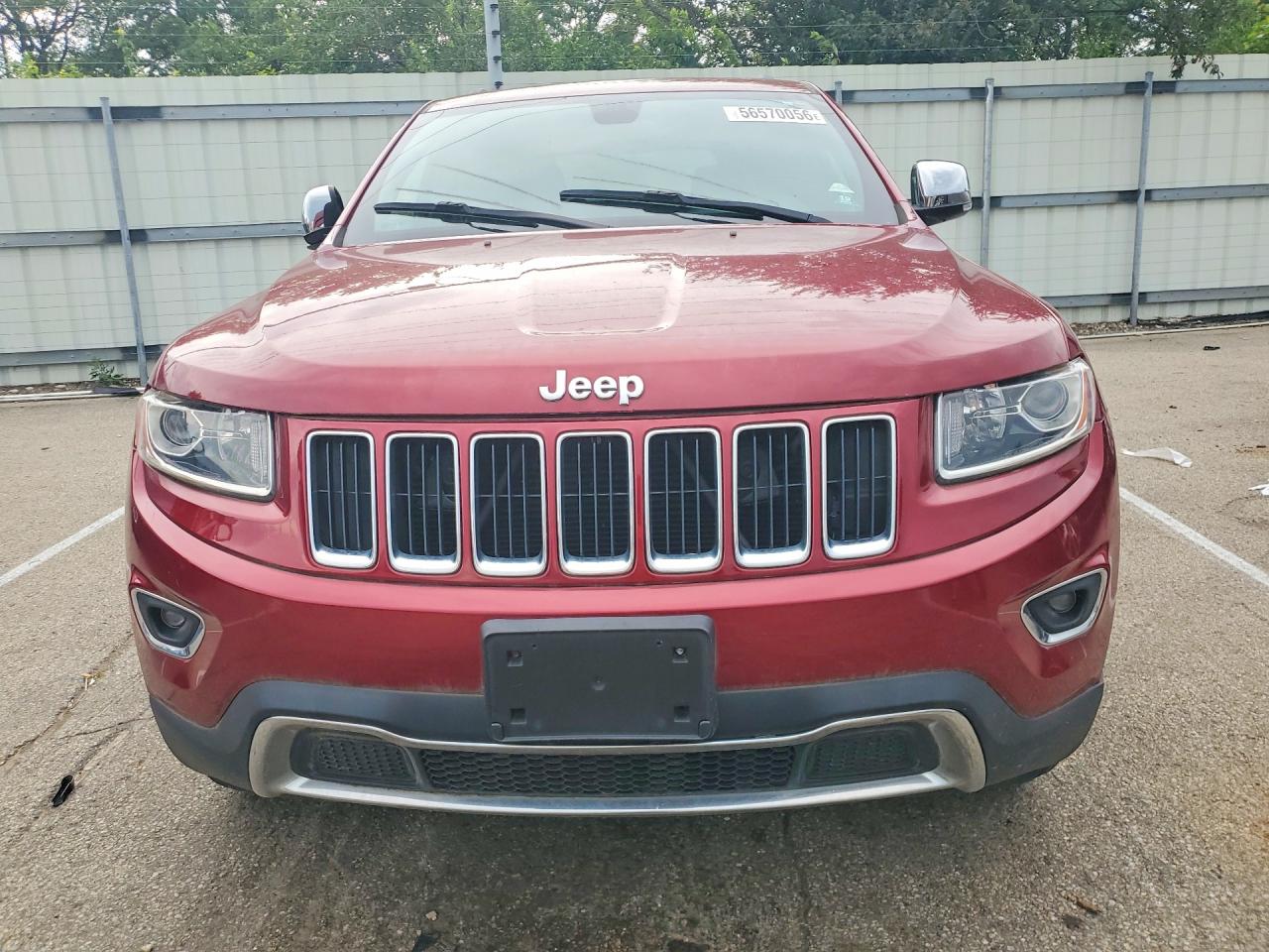 2014 Jeep Grand Cherokee Limited Maroon vin: 1C4RJFBG6EC543215