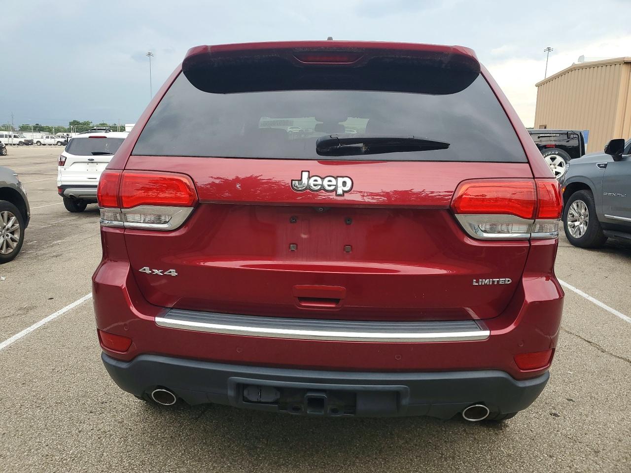 2014 Jeep Grand Cherokee Limited Maroon vin: 1C4RJFBG6EC543215