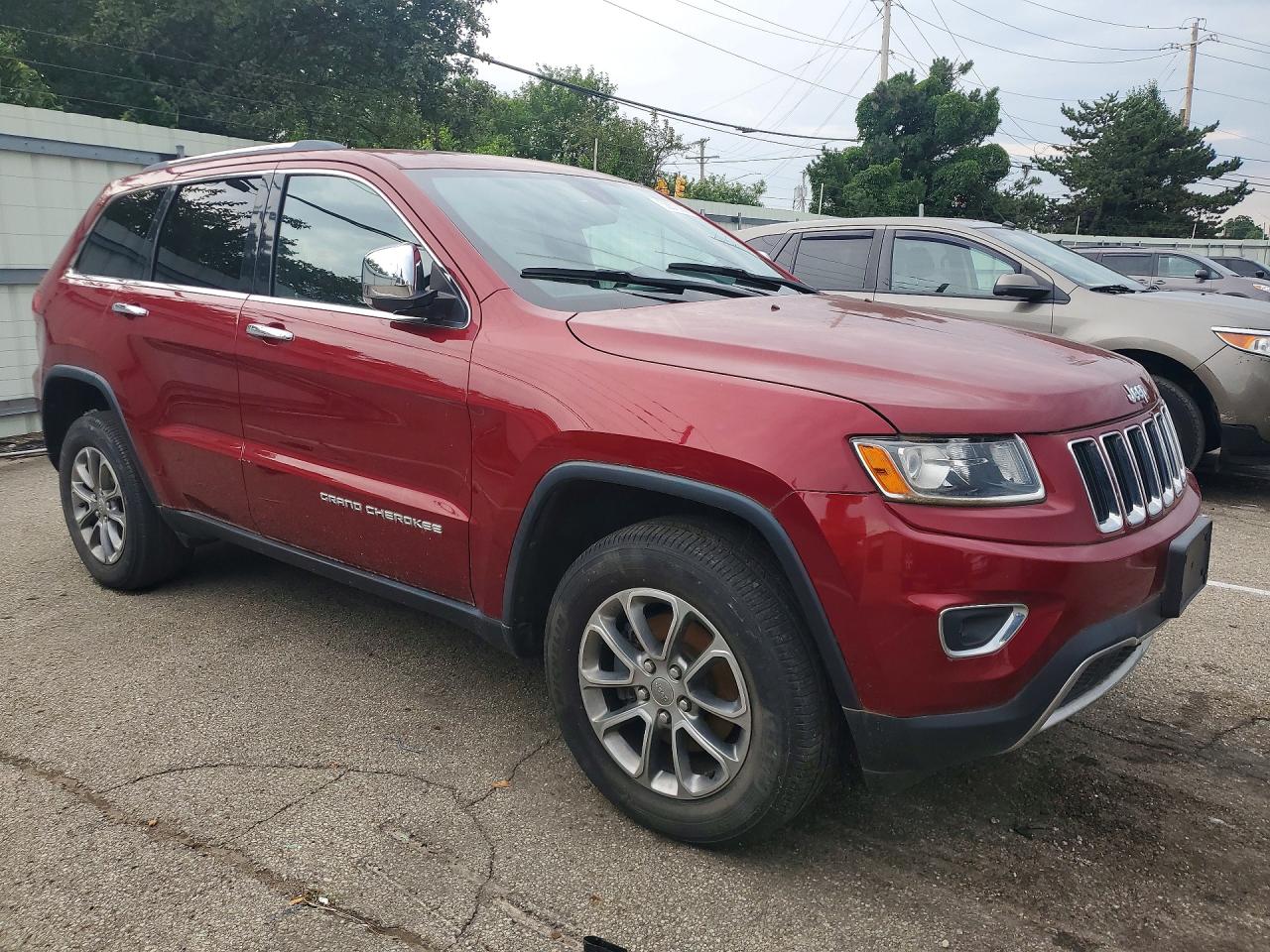 2014 Jeep Grand Cherokee Limited Maroon vin: 1C4RJFBG6EC543215