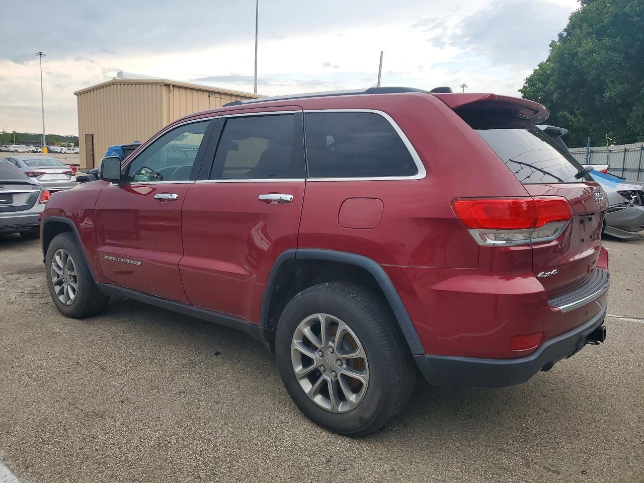 2014 Jeep Grand Cherokee Limited Maroon vin: 1C4RJFBG6EC543215