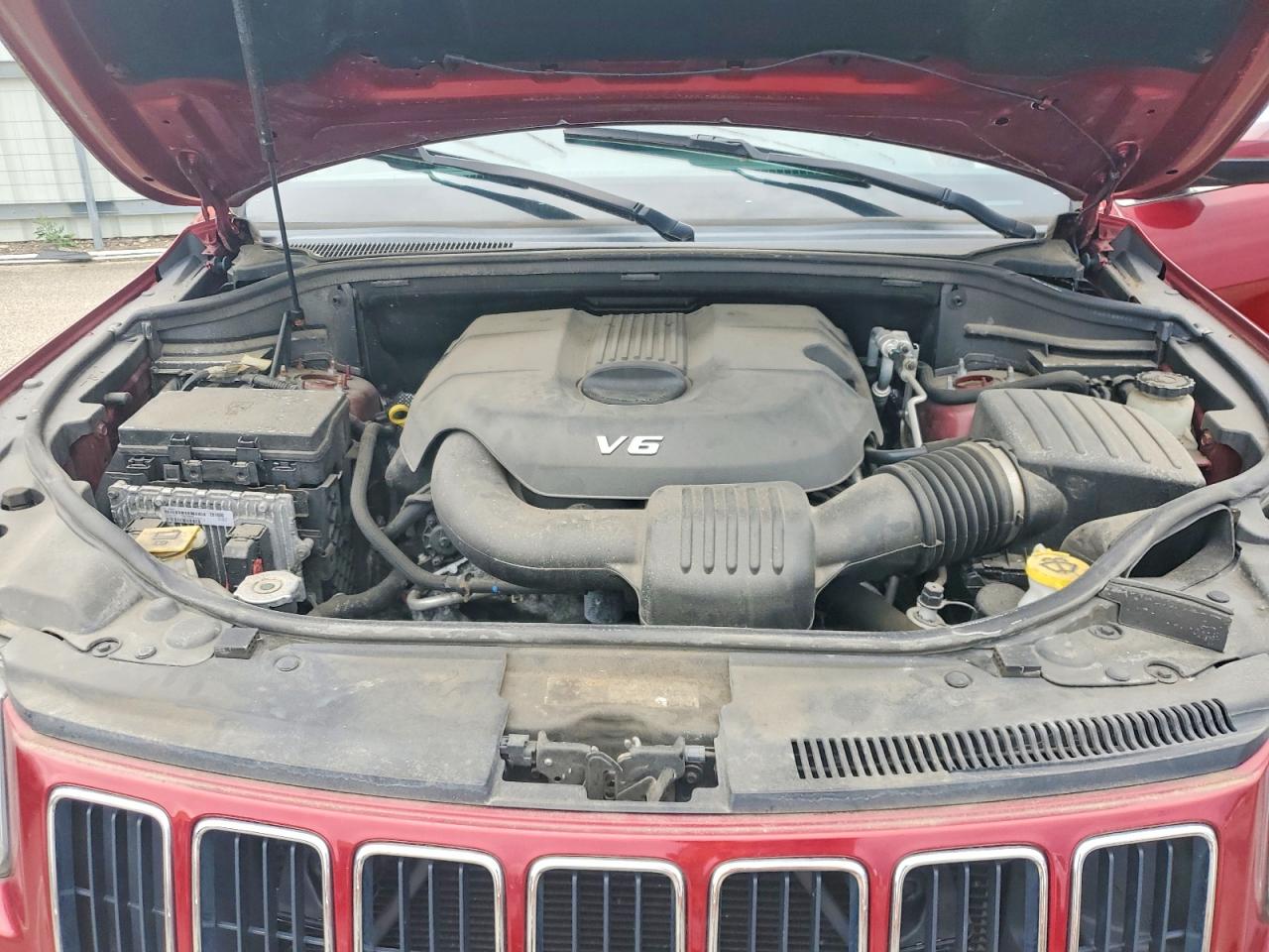 2014 Jeep Grand Cherokee Limited Maroon vin: 1C4RJFBG6EC543215