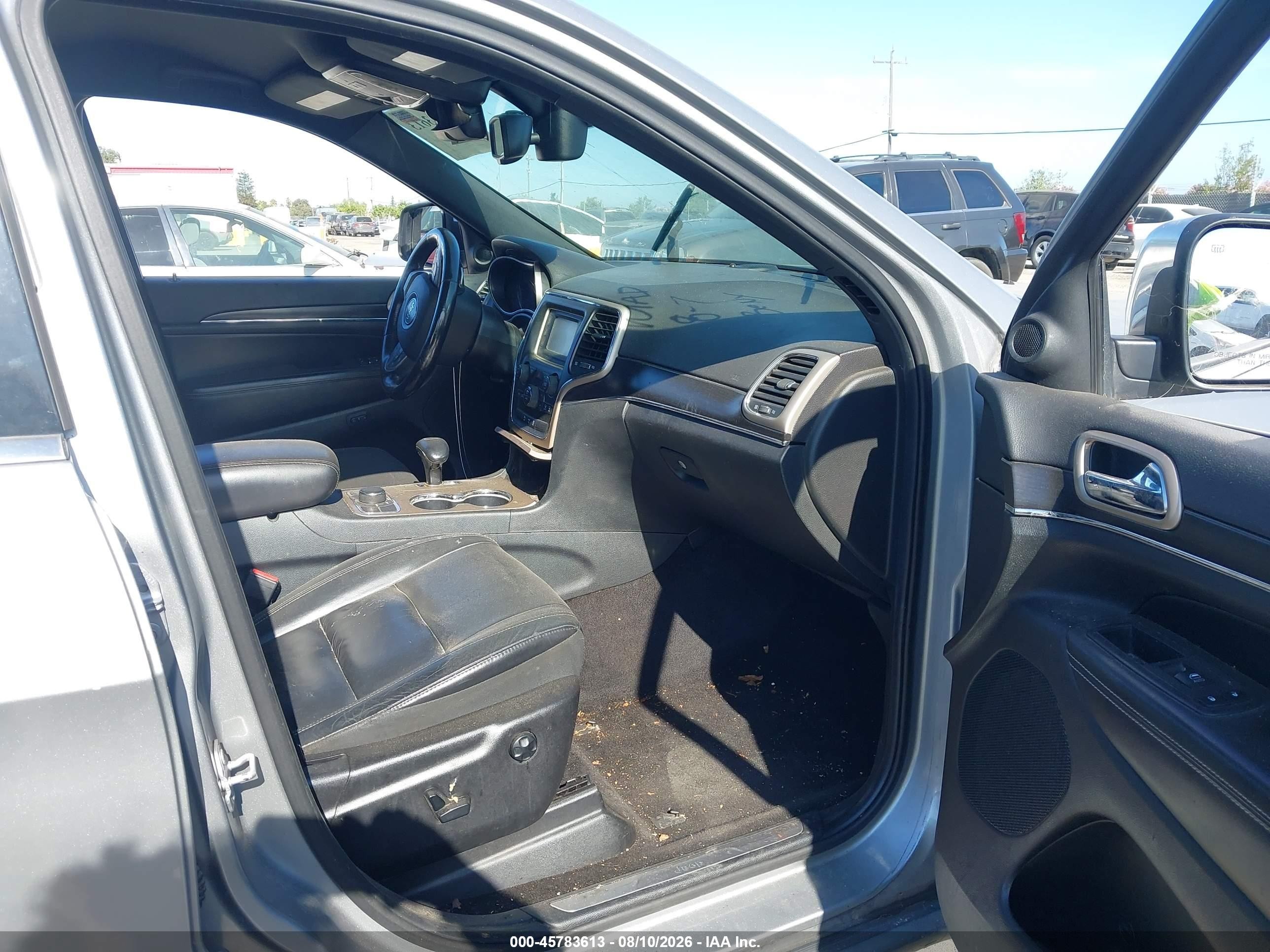 2014 Jeep Grand Cherokee Limited Серый vin: 1C4RJFBG6EC558023