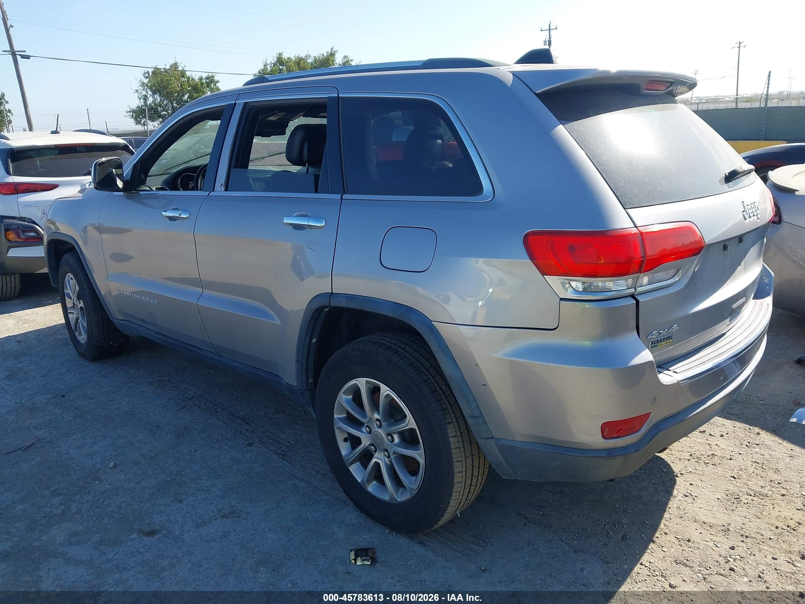 2014 Jeep Grand Cherokee Limited Серый vin: 1C4RJFBG6EC558023