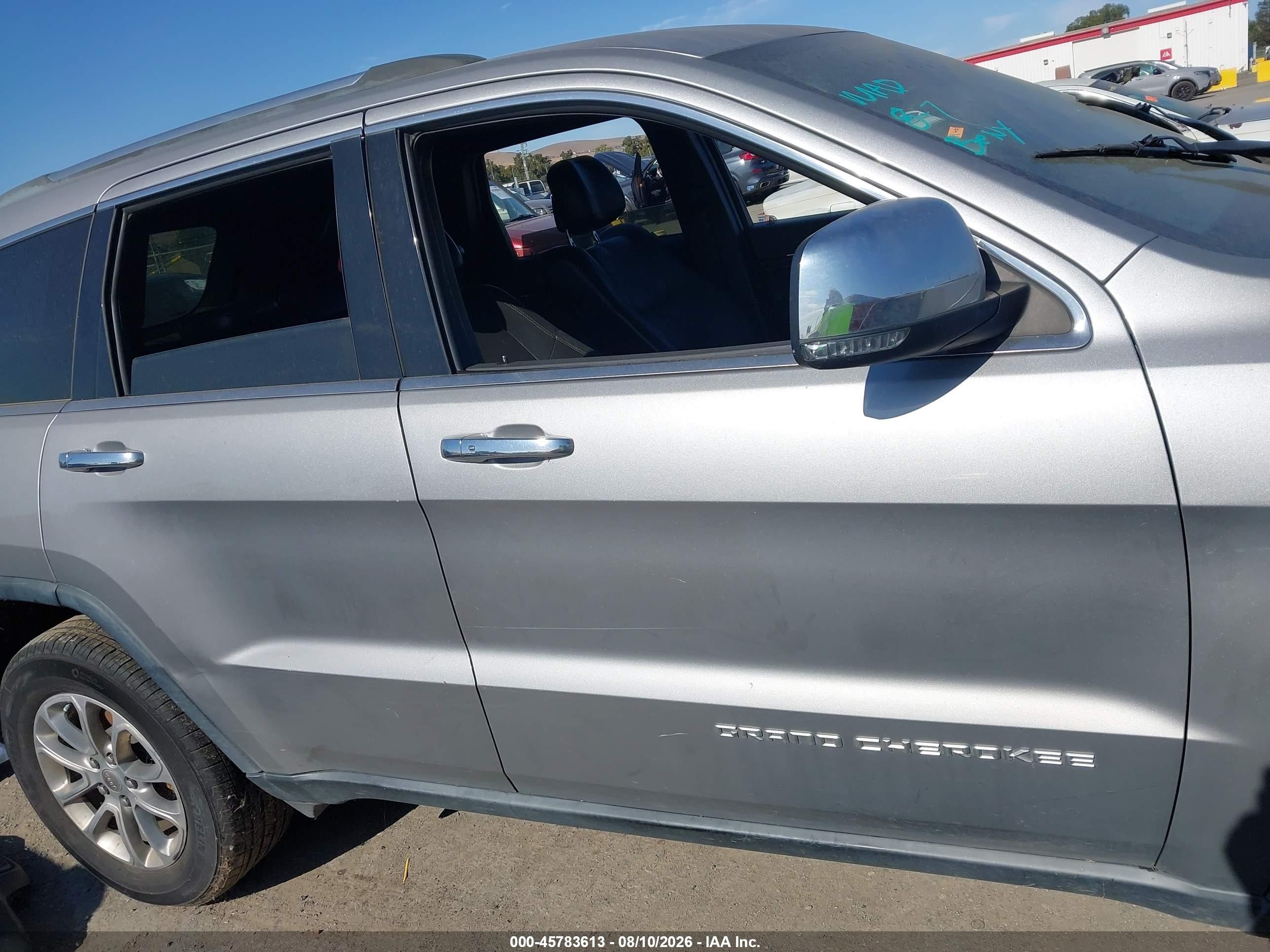 2014 Jeep Grand Cherokee Limited Серый vin: 1C4RJFBG6EC558023