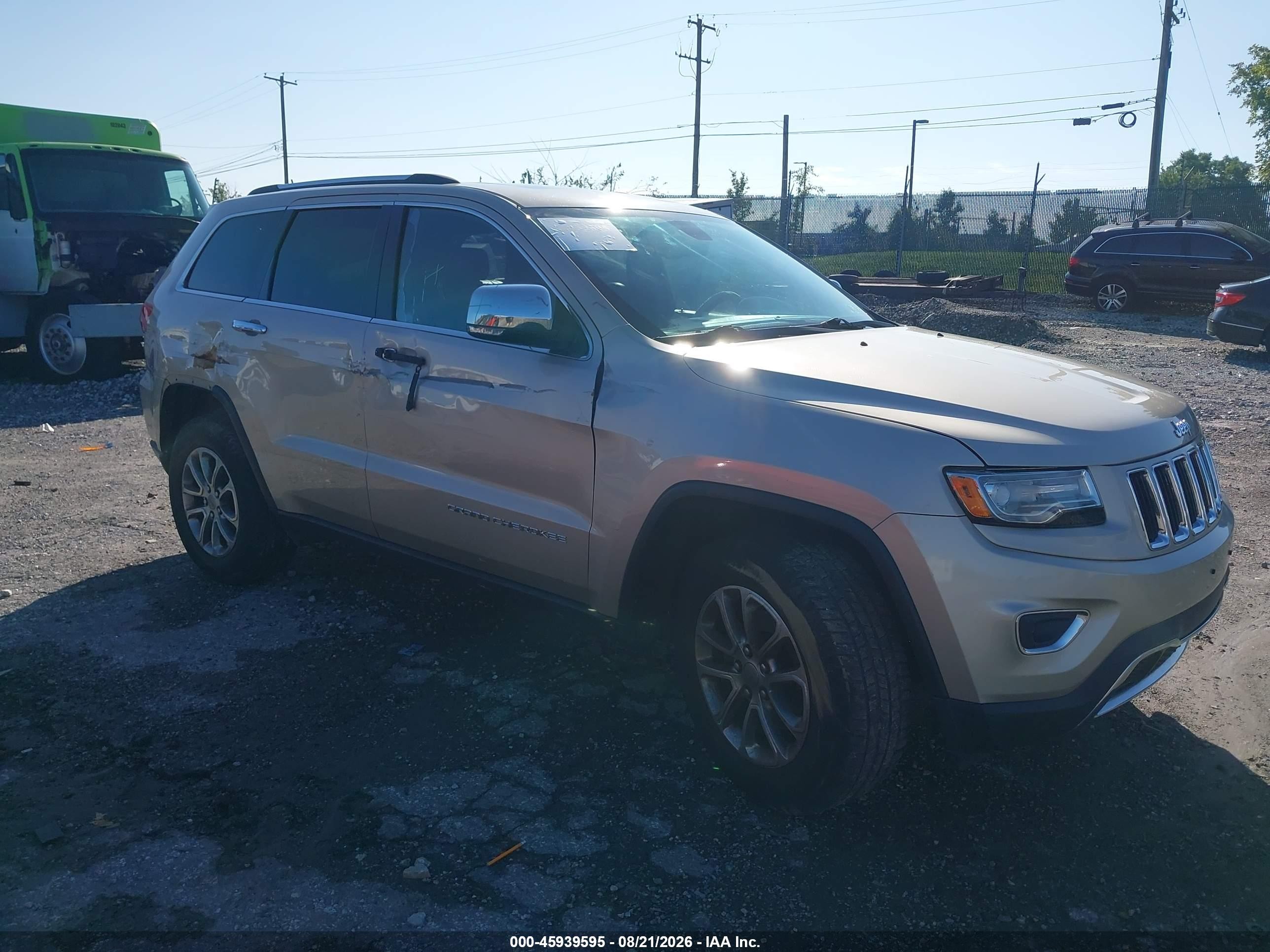 2014 Jeep Grand Cherokee Limited Gold vin: 1C4RJFBG6EC558264