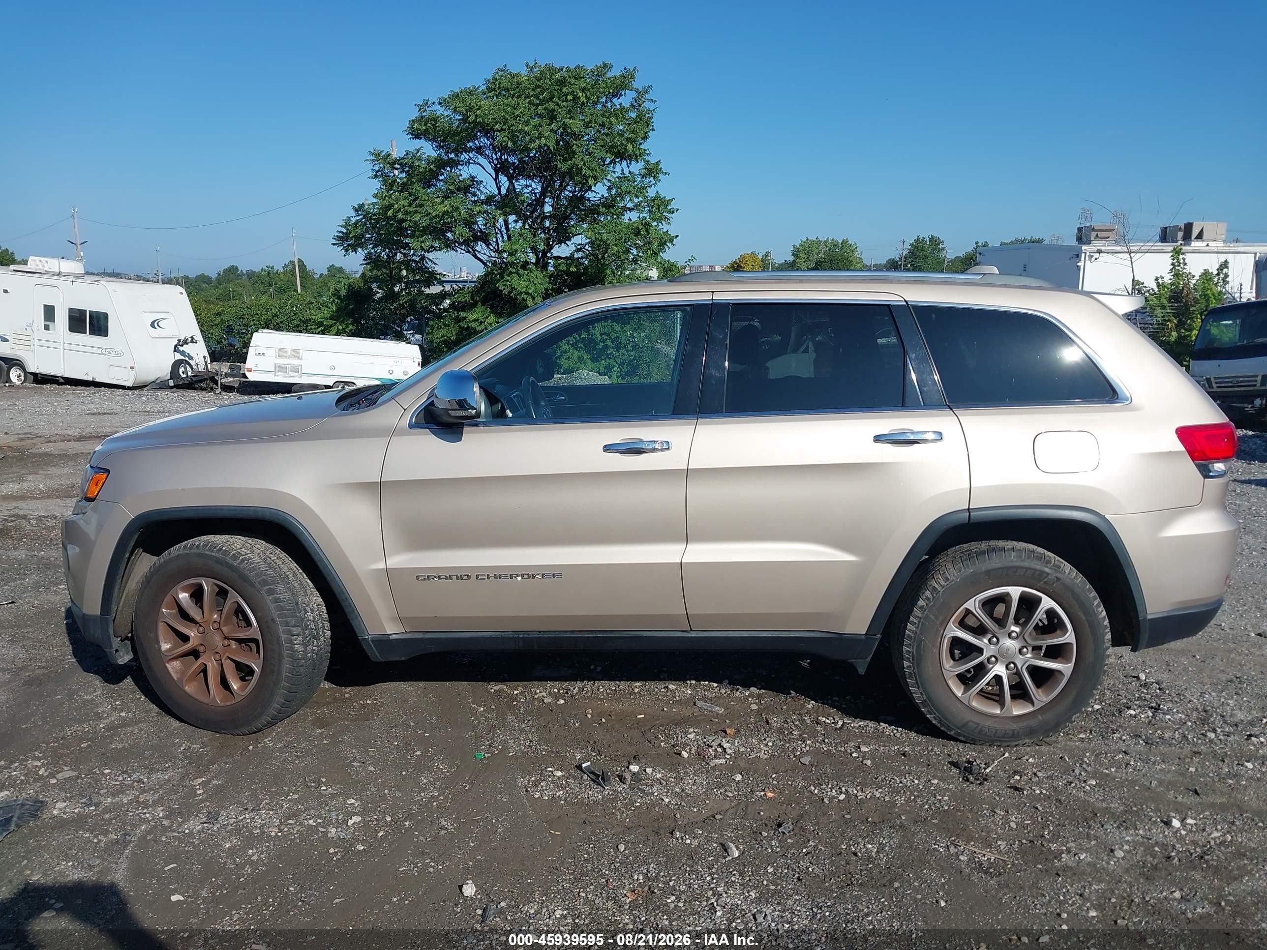 2014 Jeep Grand Cherokee Limited Gold vin: 1C4RJFBG6EC558264
