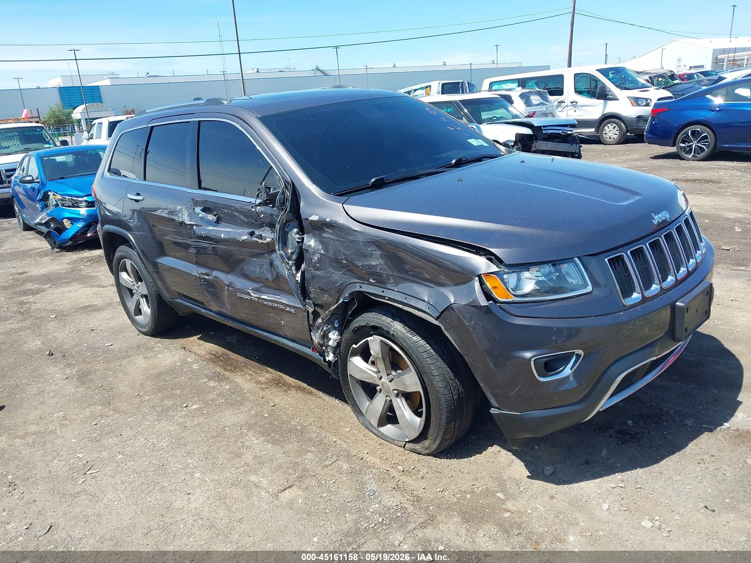 2014 Jeep Grand Cherokee Limited Gray vin: 1C4RJFBG6EC566963