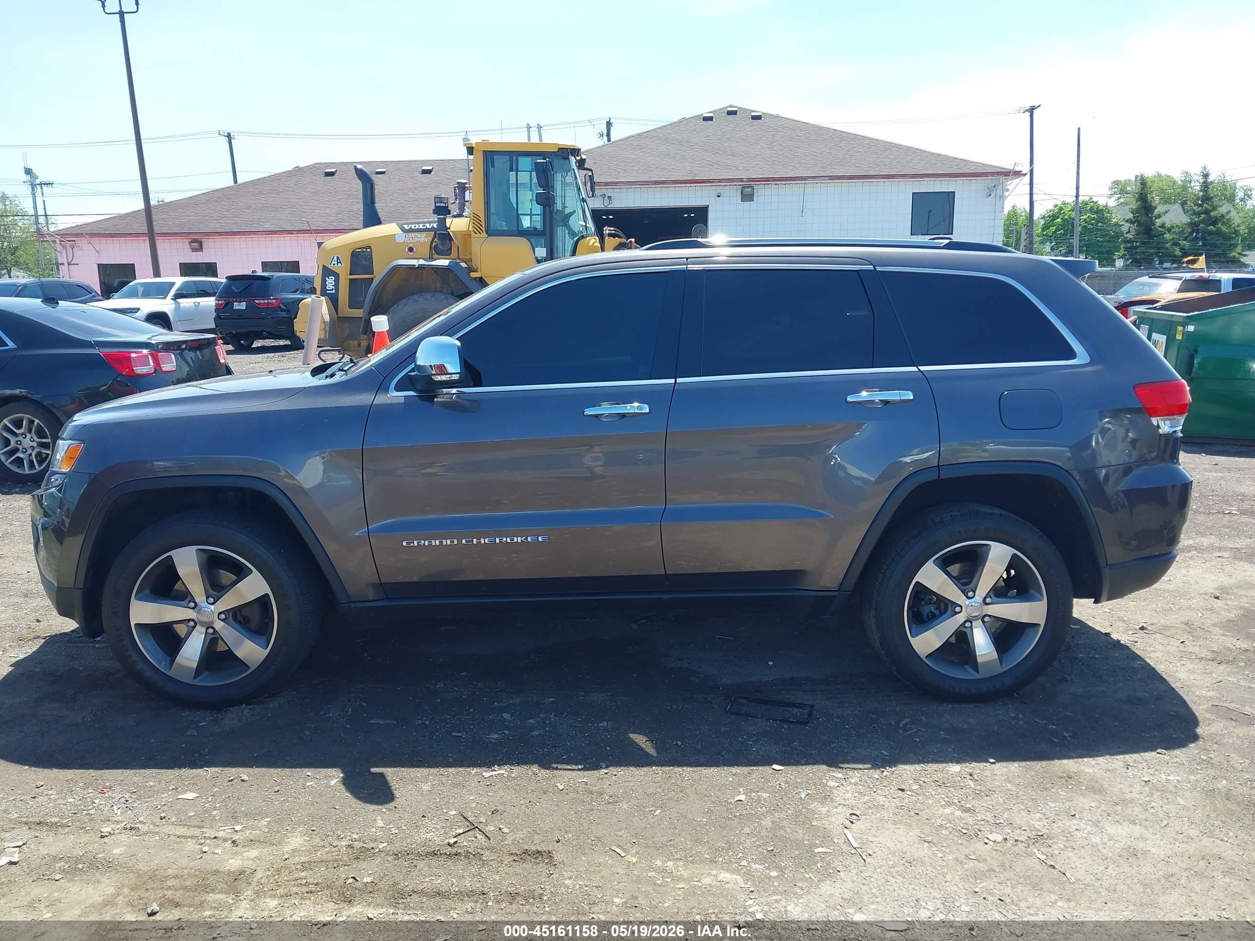 2014 Jeep Grand Cherokee Limited Серый vin: 1C4RJFBG6EC566963
