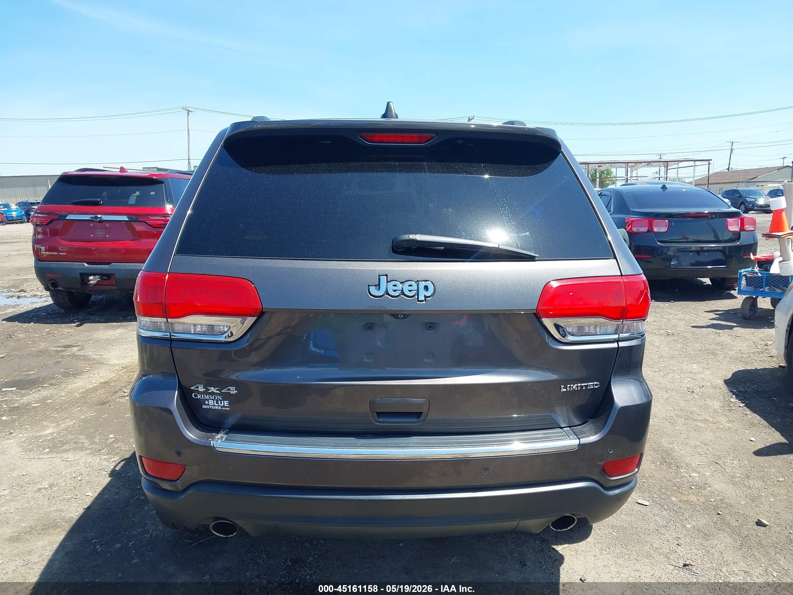 2014 Jeep Grand Cherokee Limited Серый vin: 1C4RJFBG6EC566963