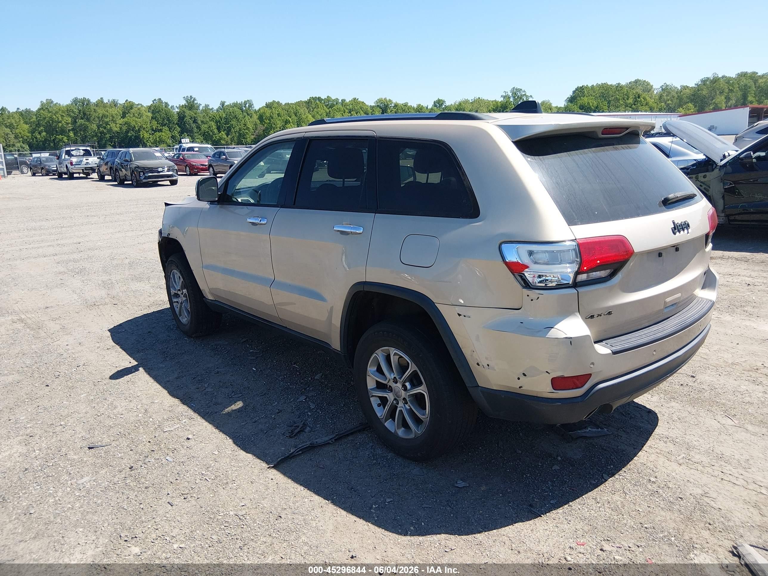 2014 Jeep Grand Cherokee Limited Tan vin: 1C4RJFBG6EC579101